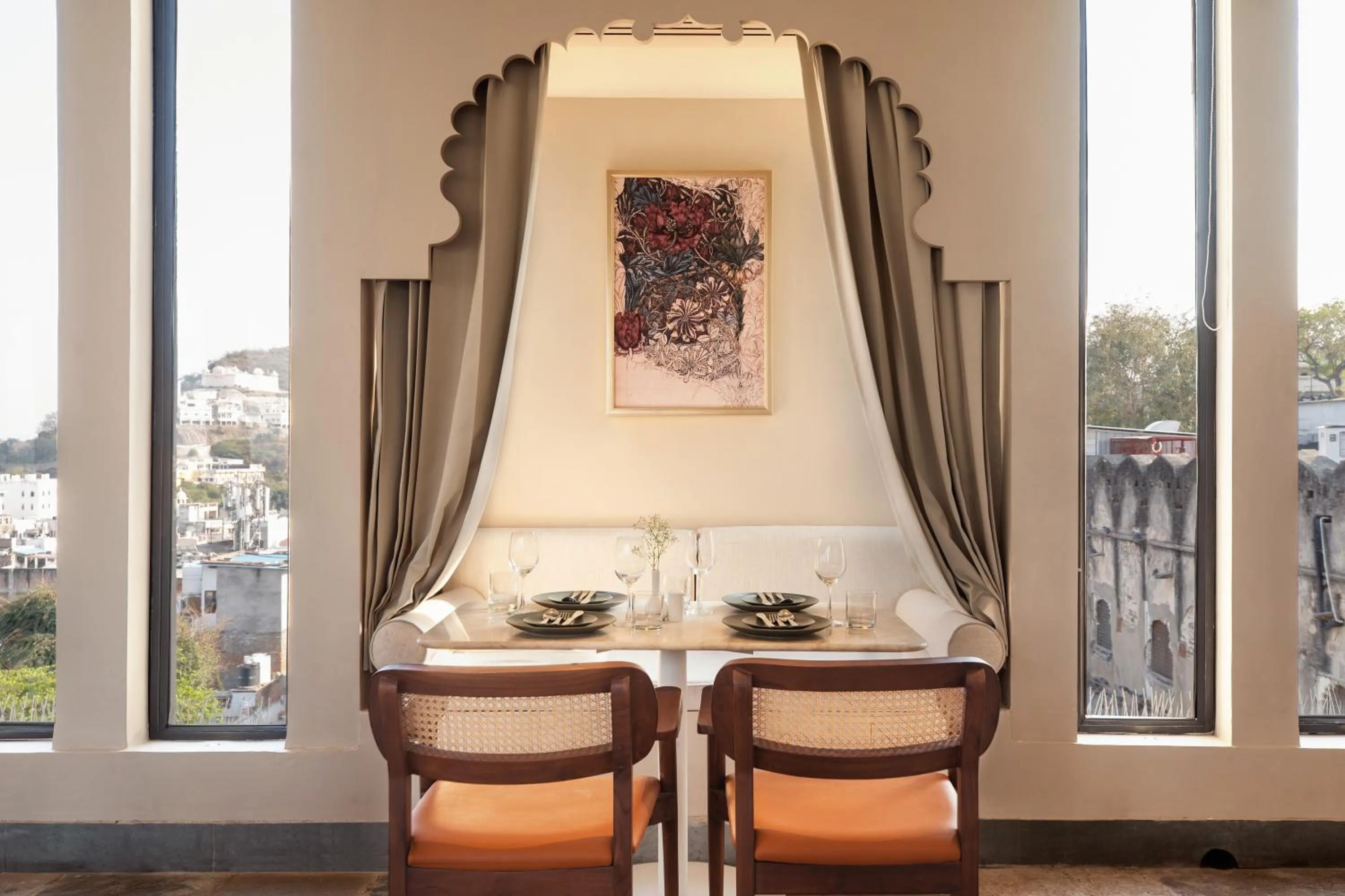 Decorative detail in Manuscript - Jhilwara Haveli