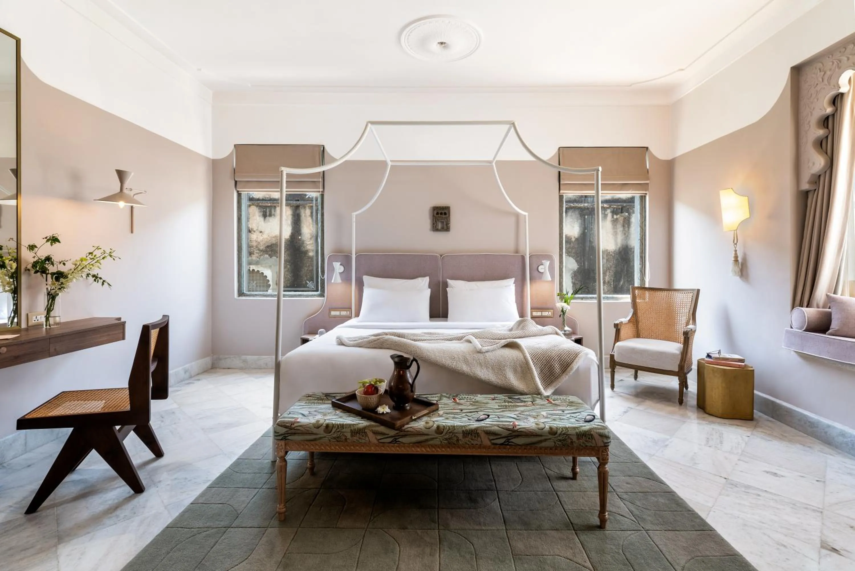 Bed in Manuscript - Jhilwara Haveli