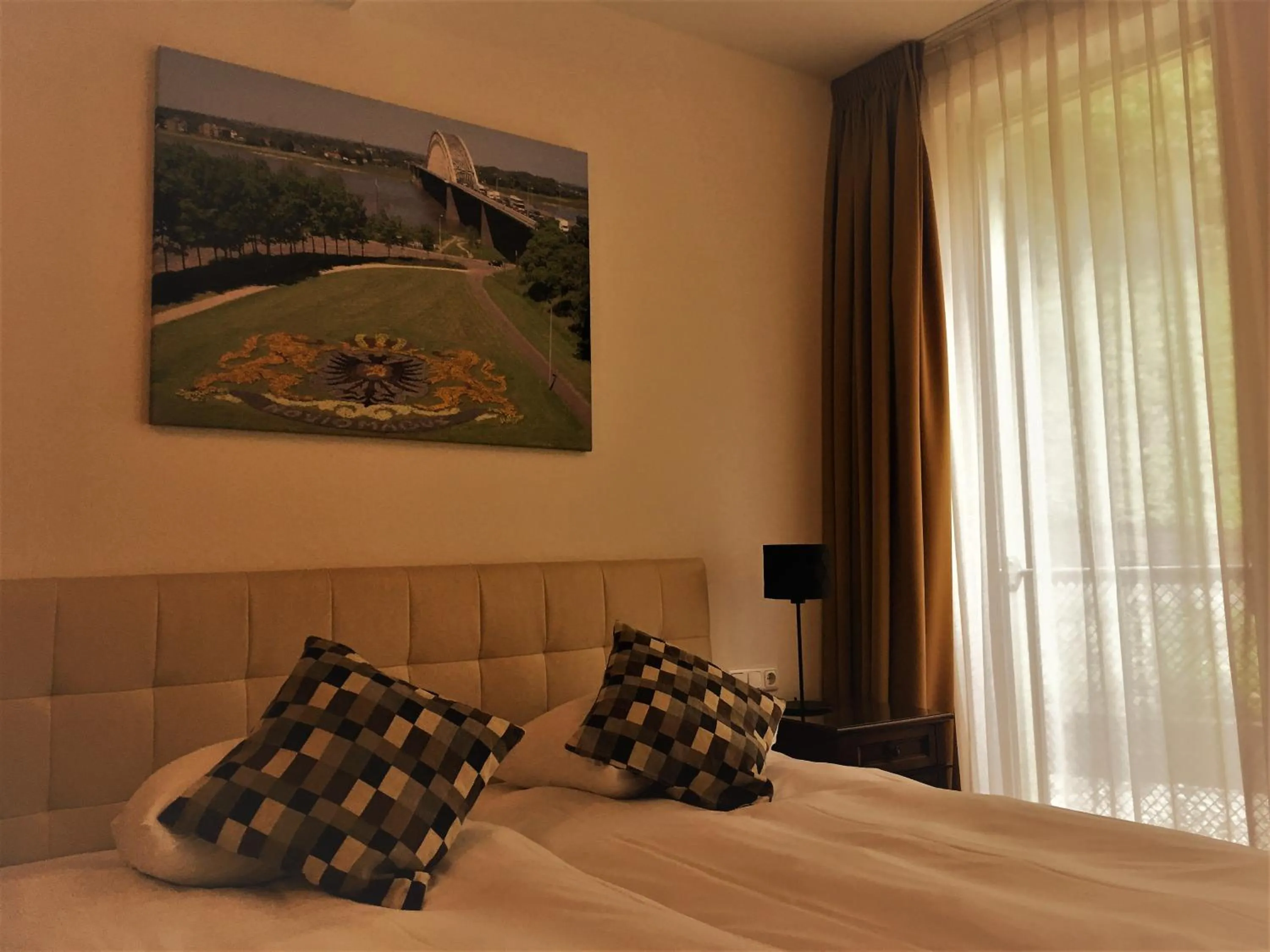 Bed in Hotel Courage Nijmegen