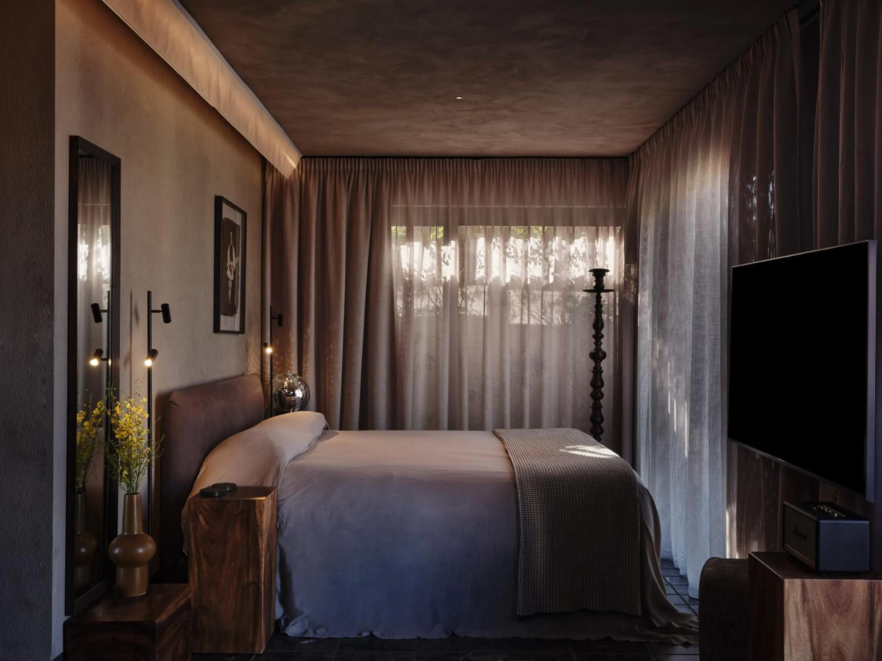 Bed in Monastik Living in Athina