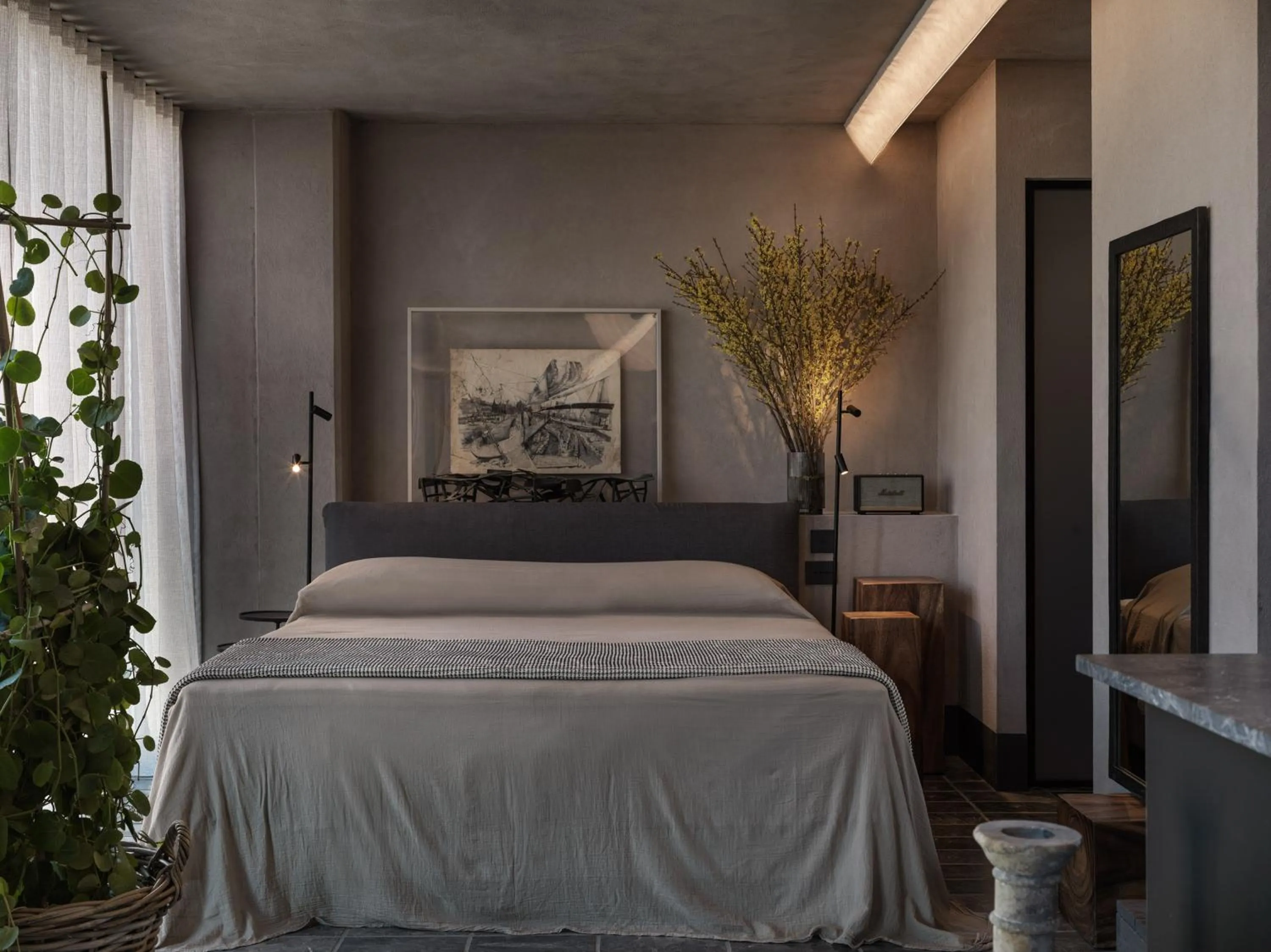 Bed in Monastik Living in Athina