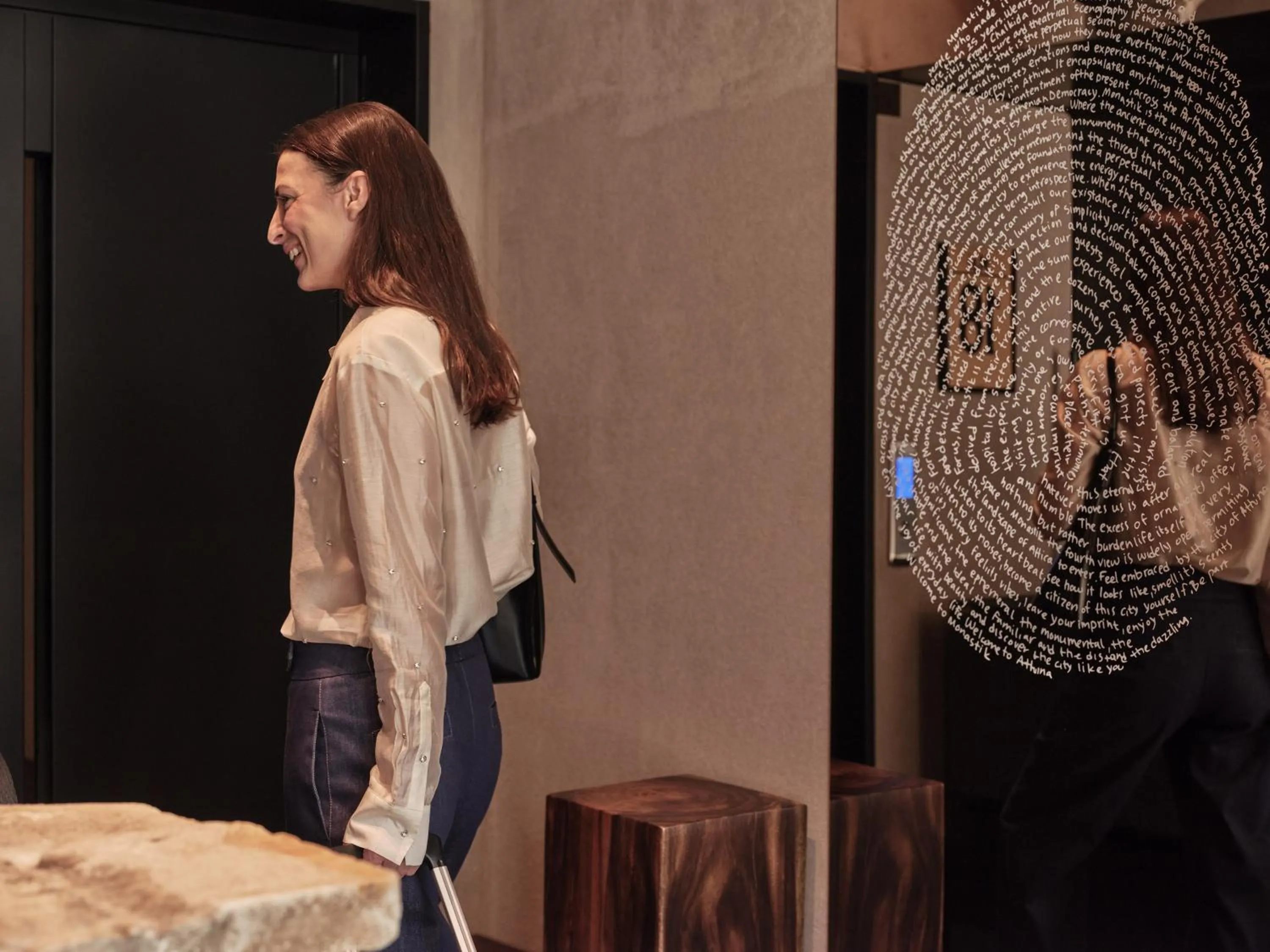 Decorative detail in Monastik Living in Athina