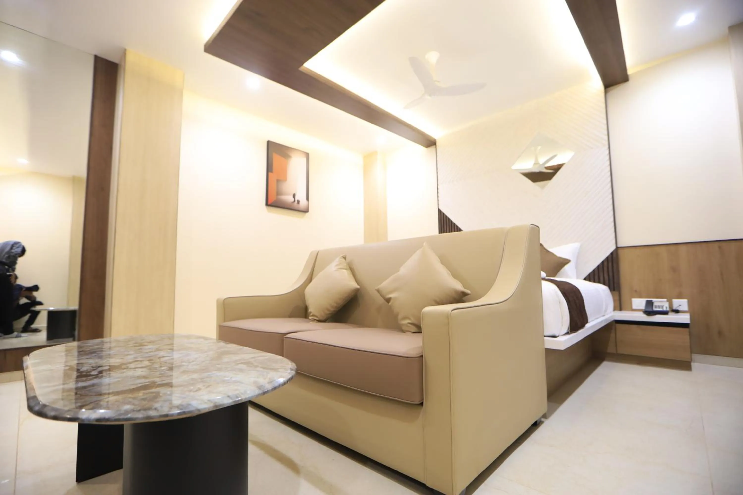 Seating area in Kings Bury Inn