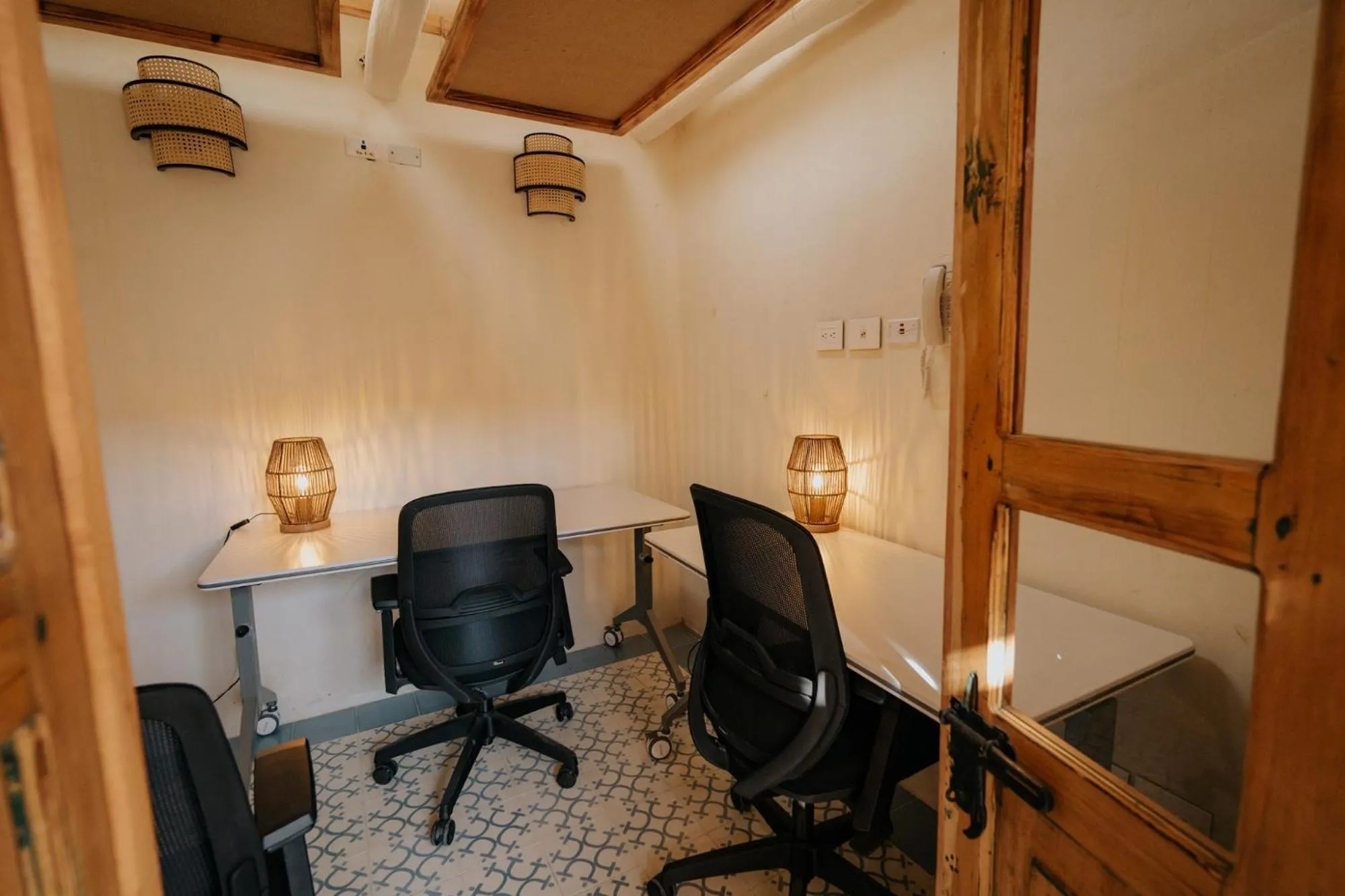 Living room in Hotel La Corada