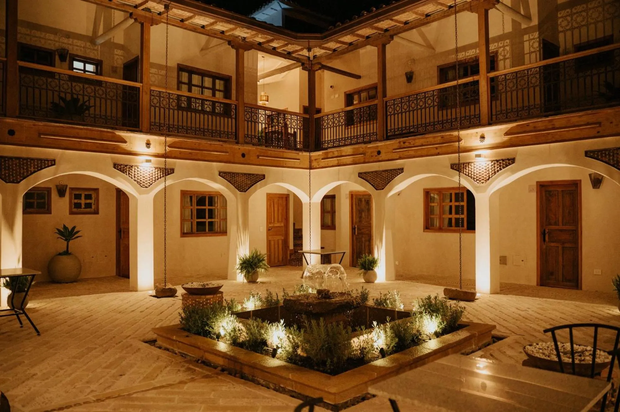 Patio in Hotel La Corada