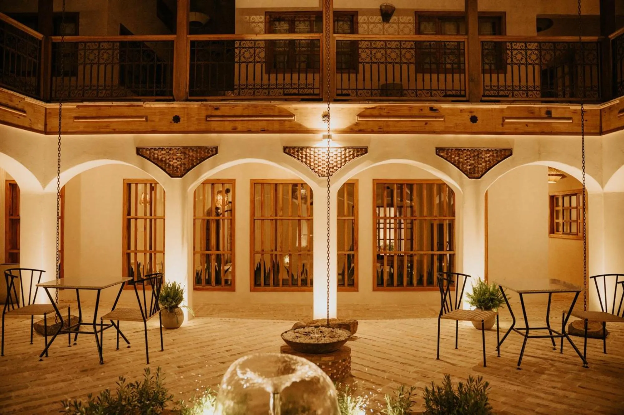 Patio in Hotel La Corada
