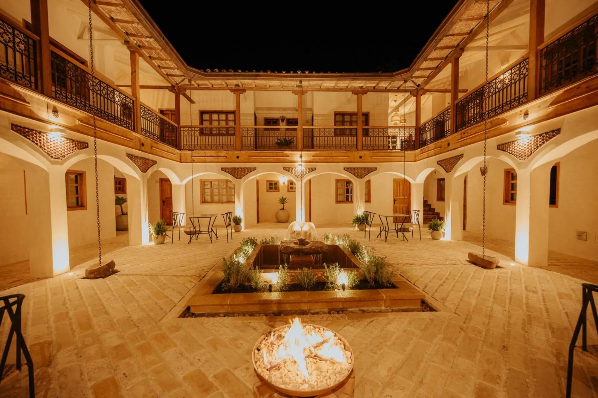 Patio in Hotel La Corada