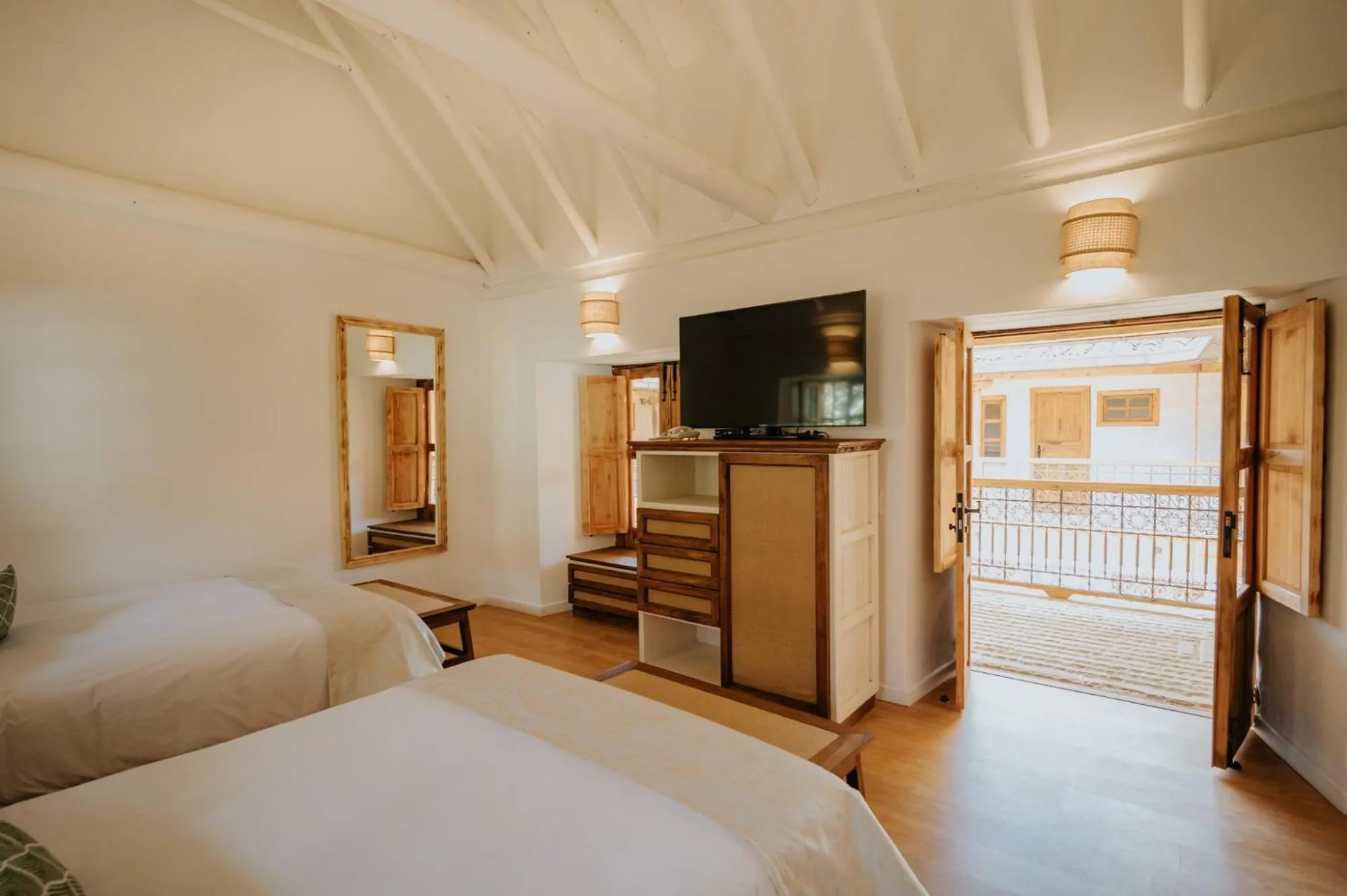 Bed in Hotel La Corada