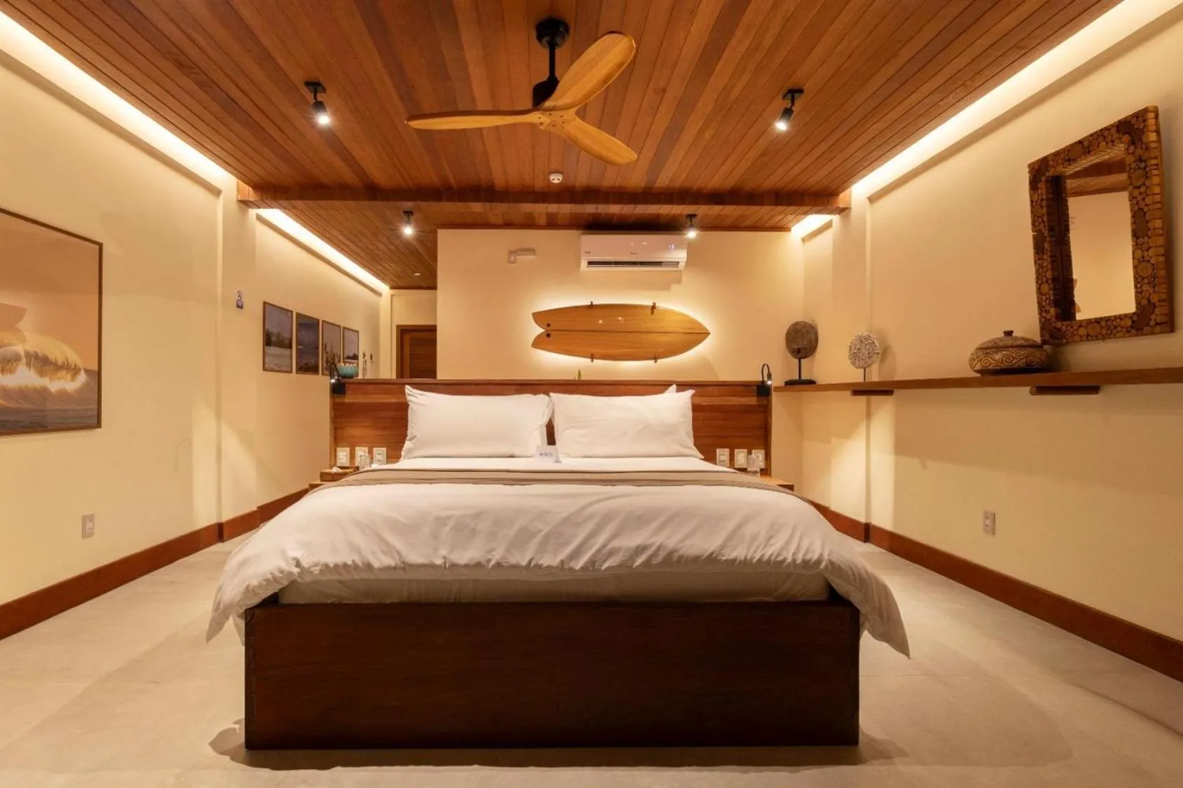 Bed in Filho do Vento Kite & Lodge