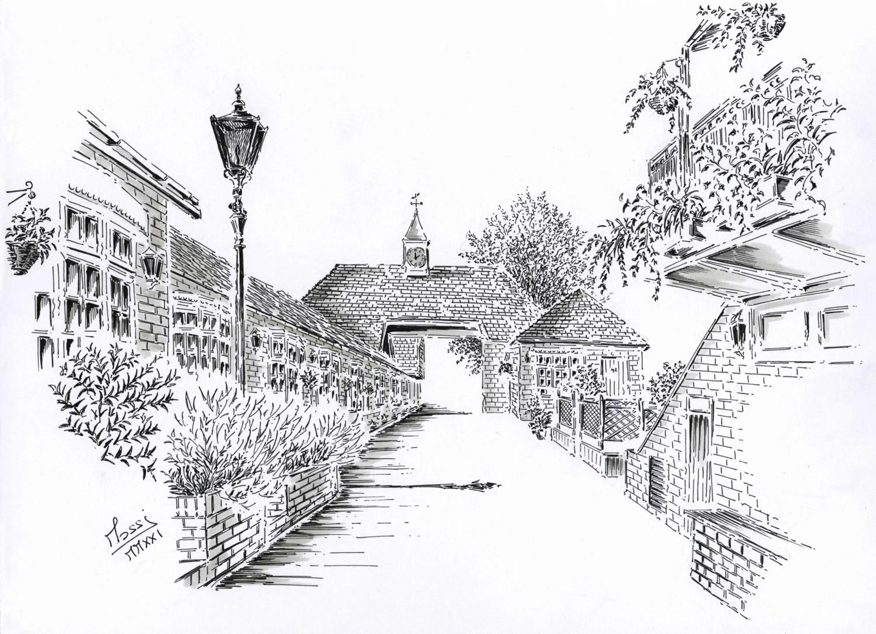 Facade/entrance in The Christopher Hotel, Eton