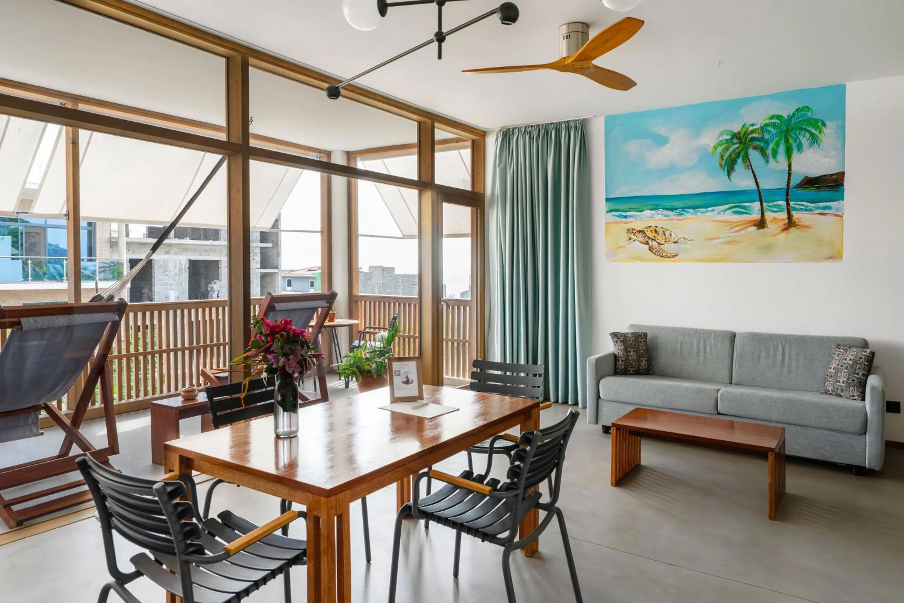 Living room in King Fisher Village Eco-Boutique Hotel