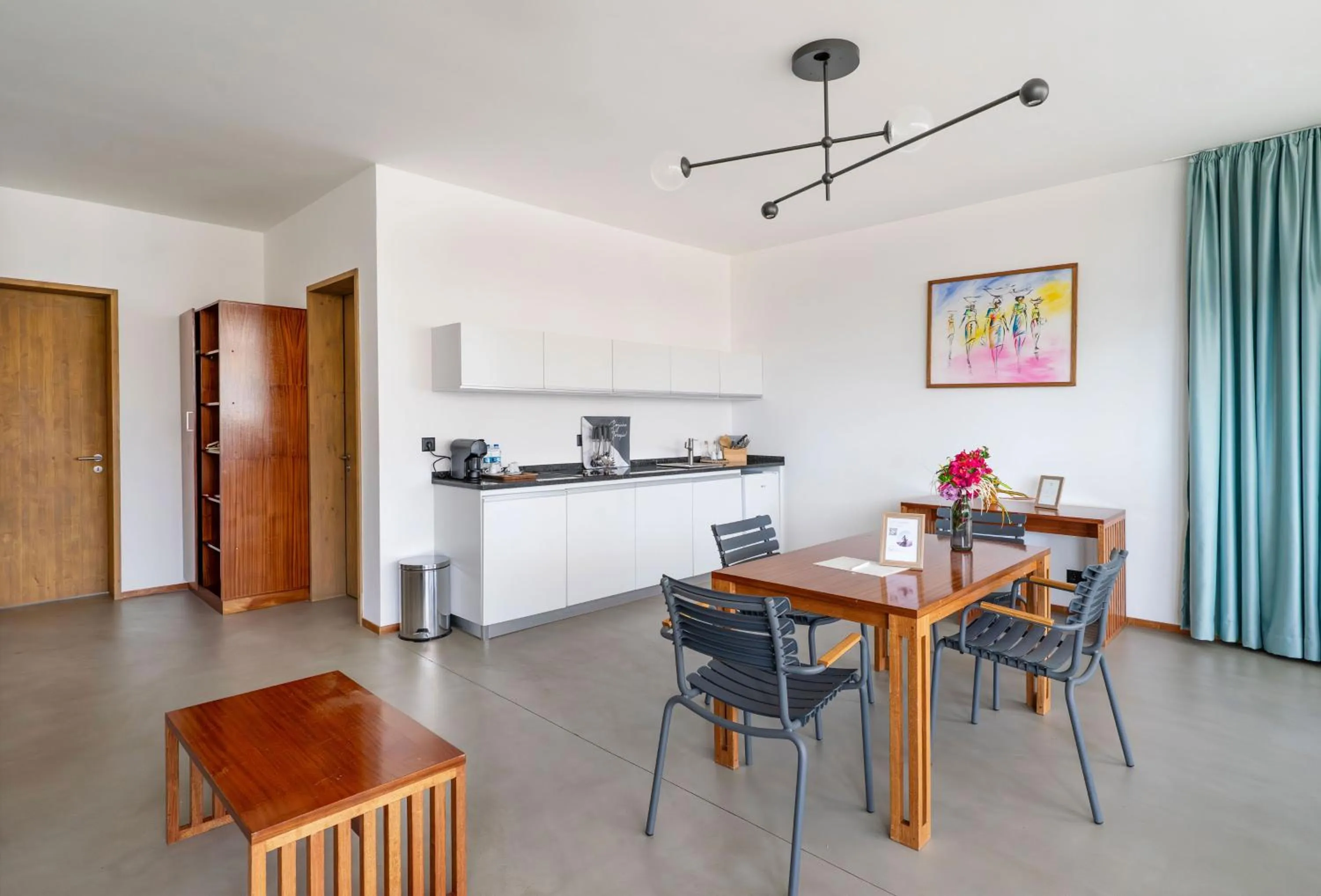 Kitchen or kitchenette in King Fisher Village Eco-Boutique Hotel