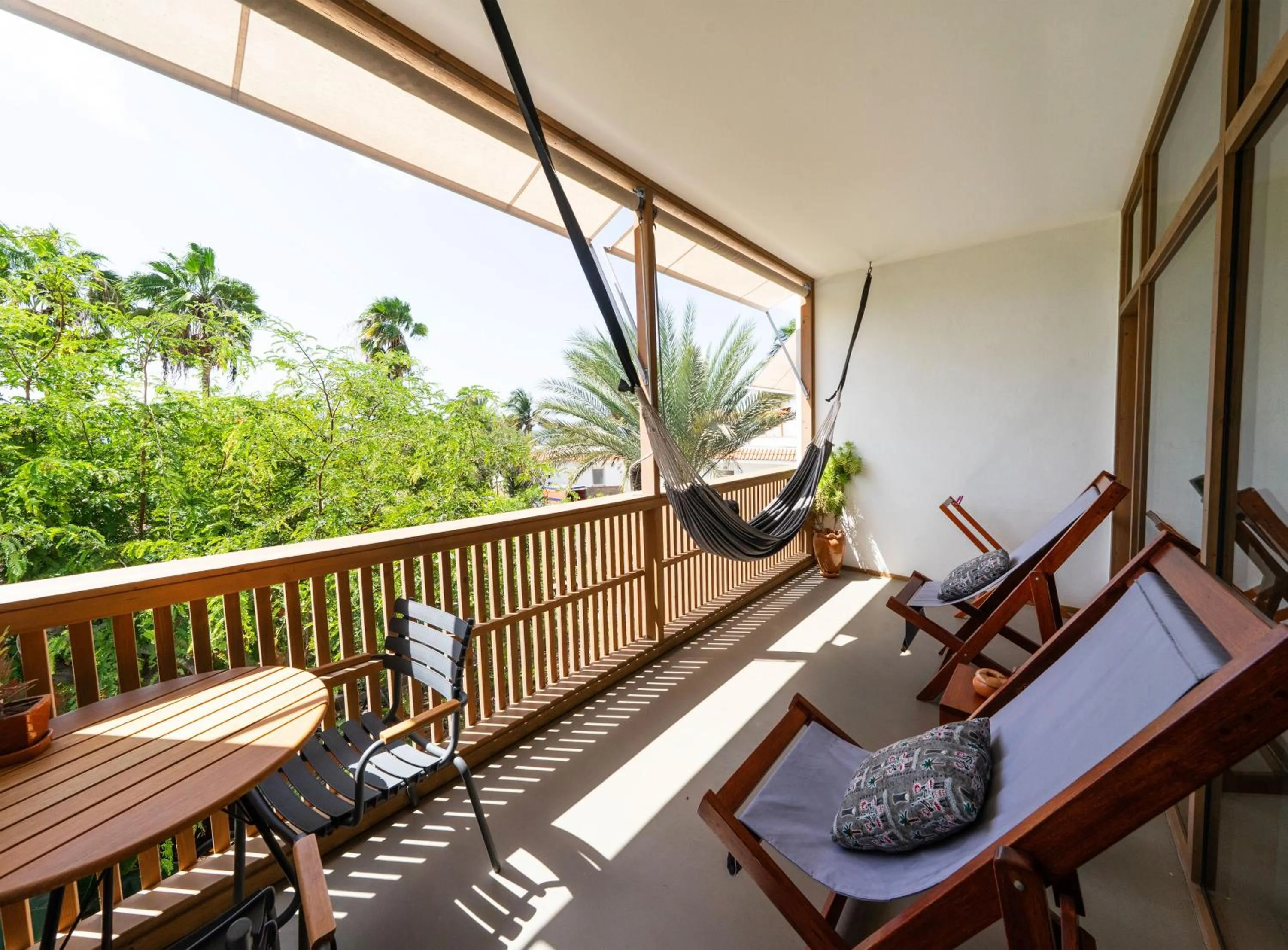Balcony/Terrace in King Fisher Village Eco-Boutique Hotel