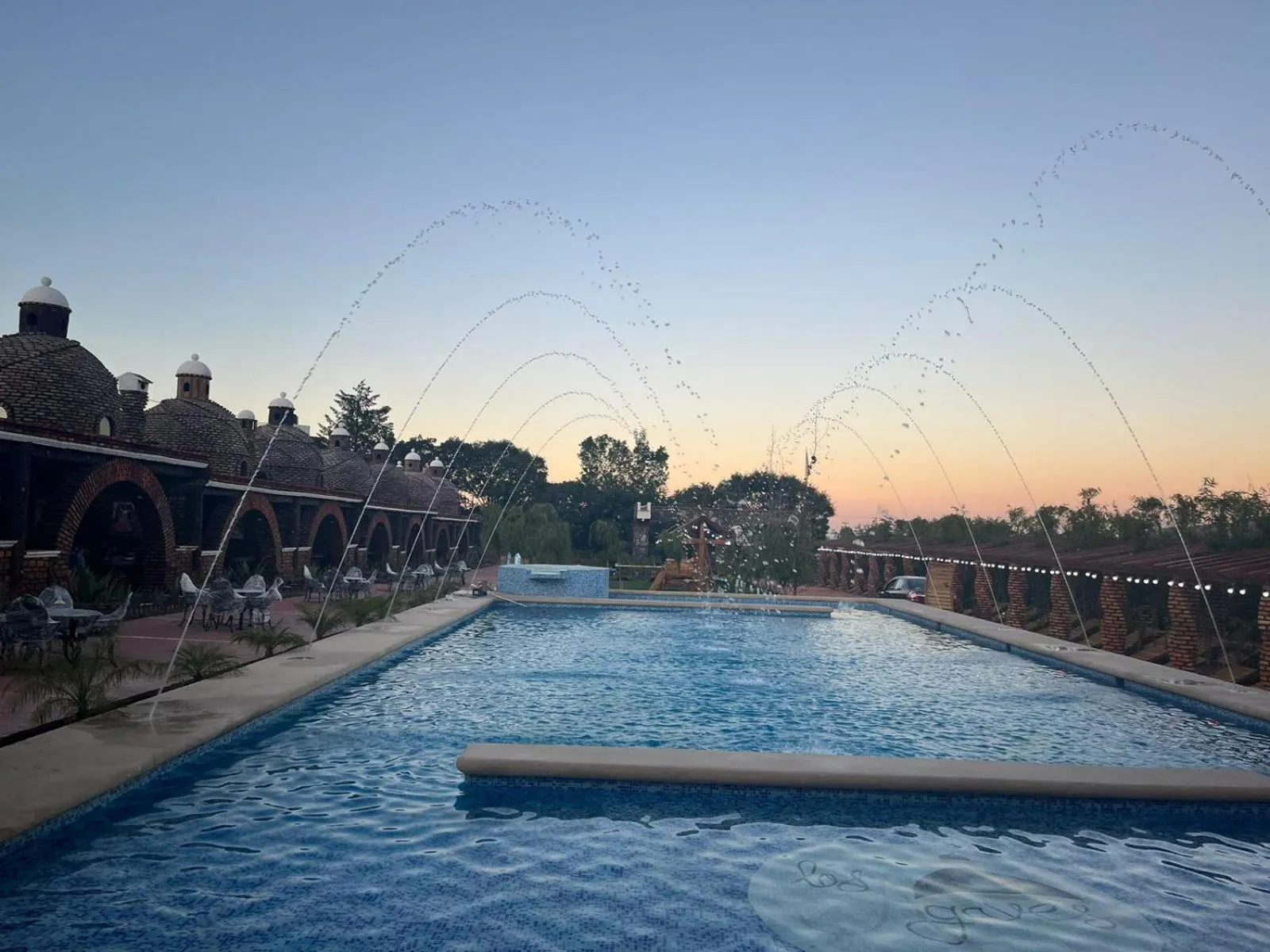 Pool view in HOTEL & SPA LOS AGAVES Tepotzotlán