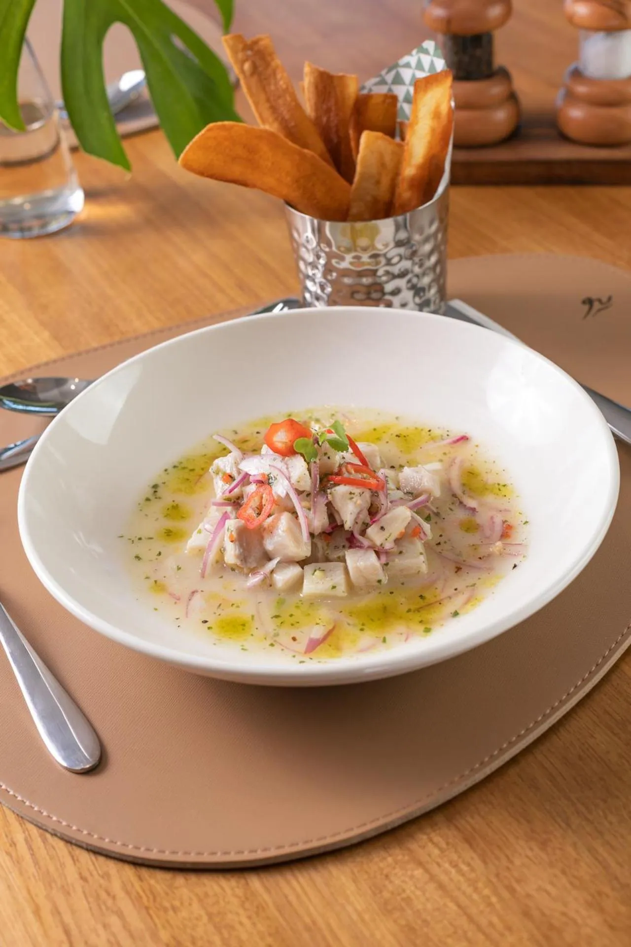 Food close-up in Ritz Barra de São Miguel