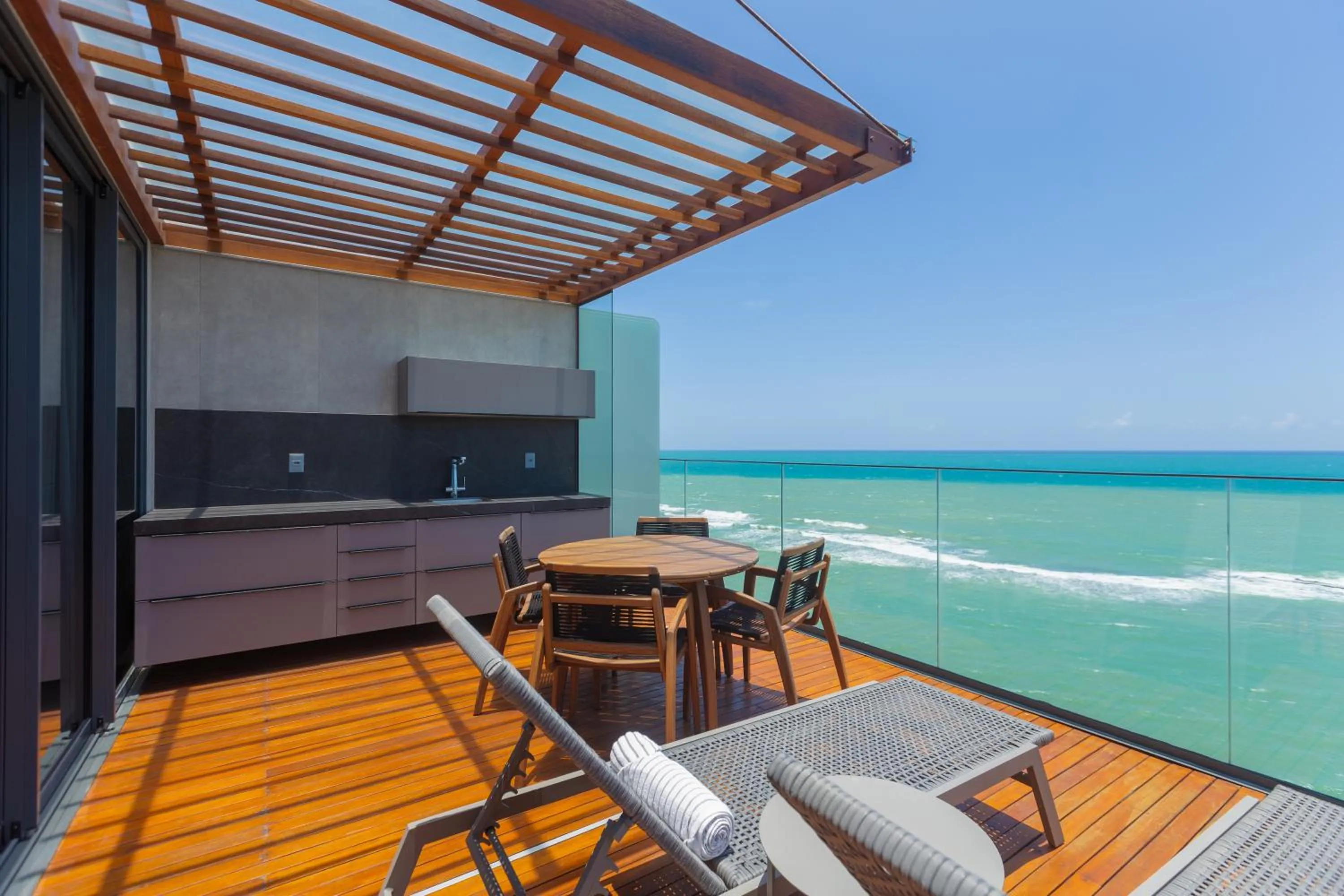 Sea view in Ritz Barra de São Miguel