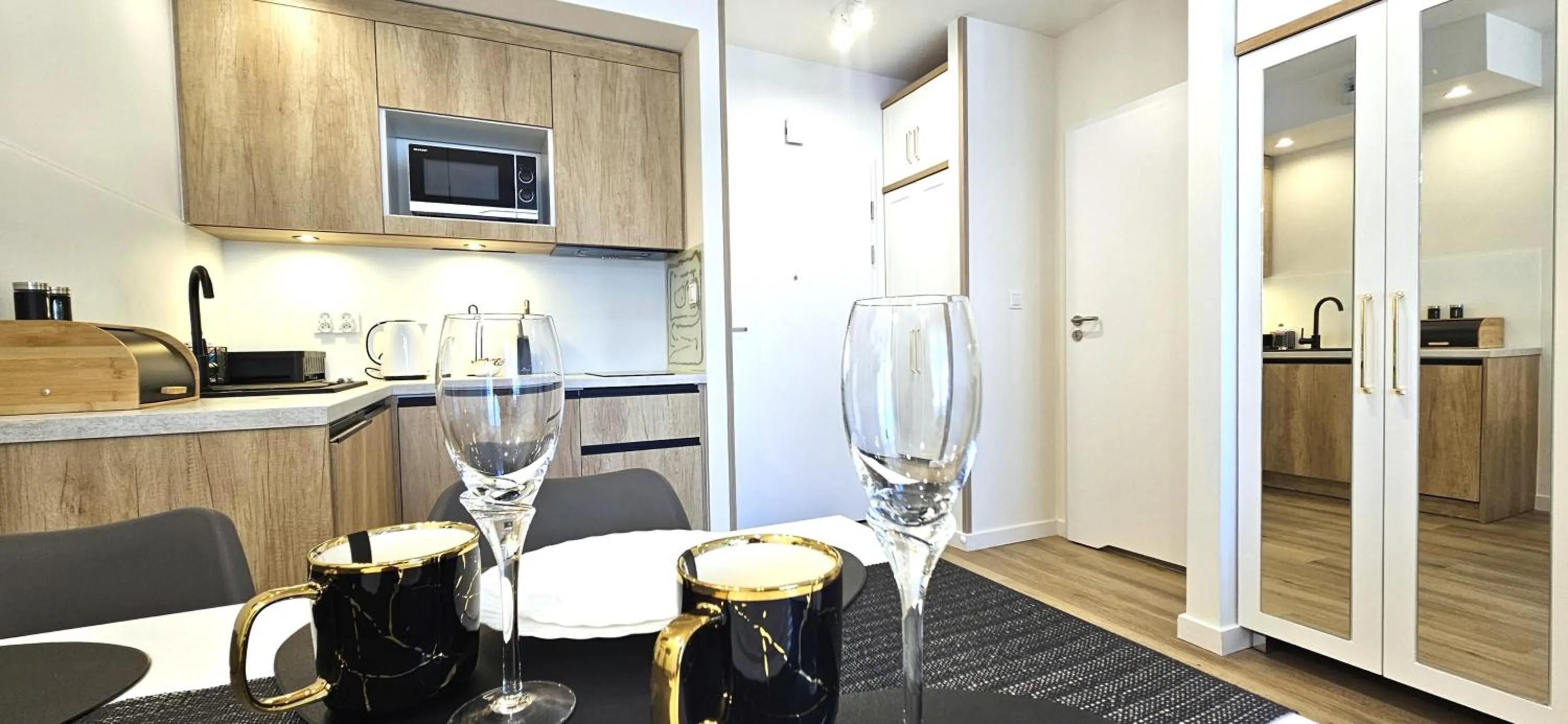 Kitchen or kitchenette in VIP Apartamenty Zakopianskie