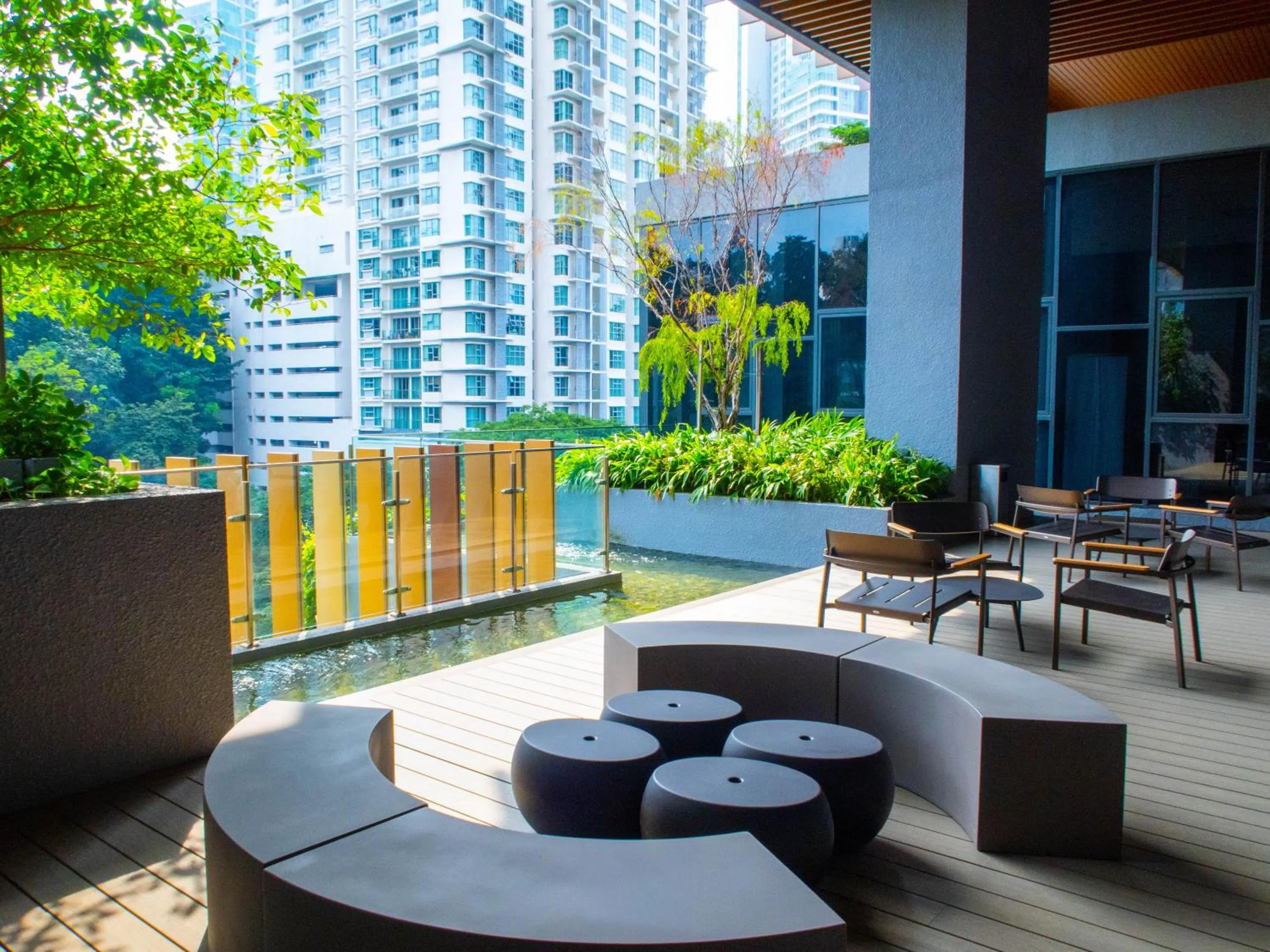 Seating area in Ceylonz Suite Kuala Lumpur Bukit Bintang