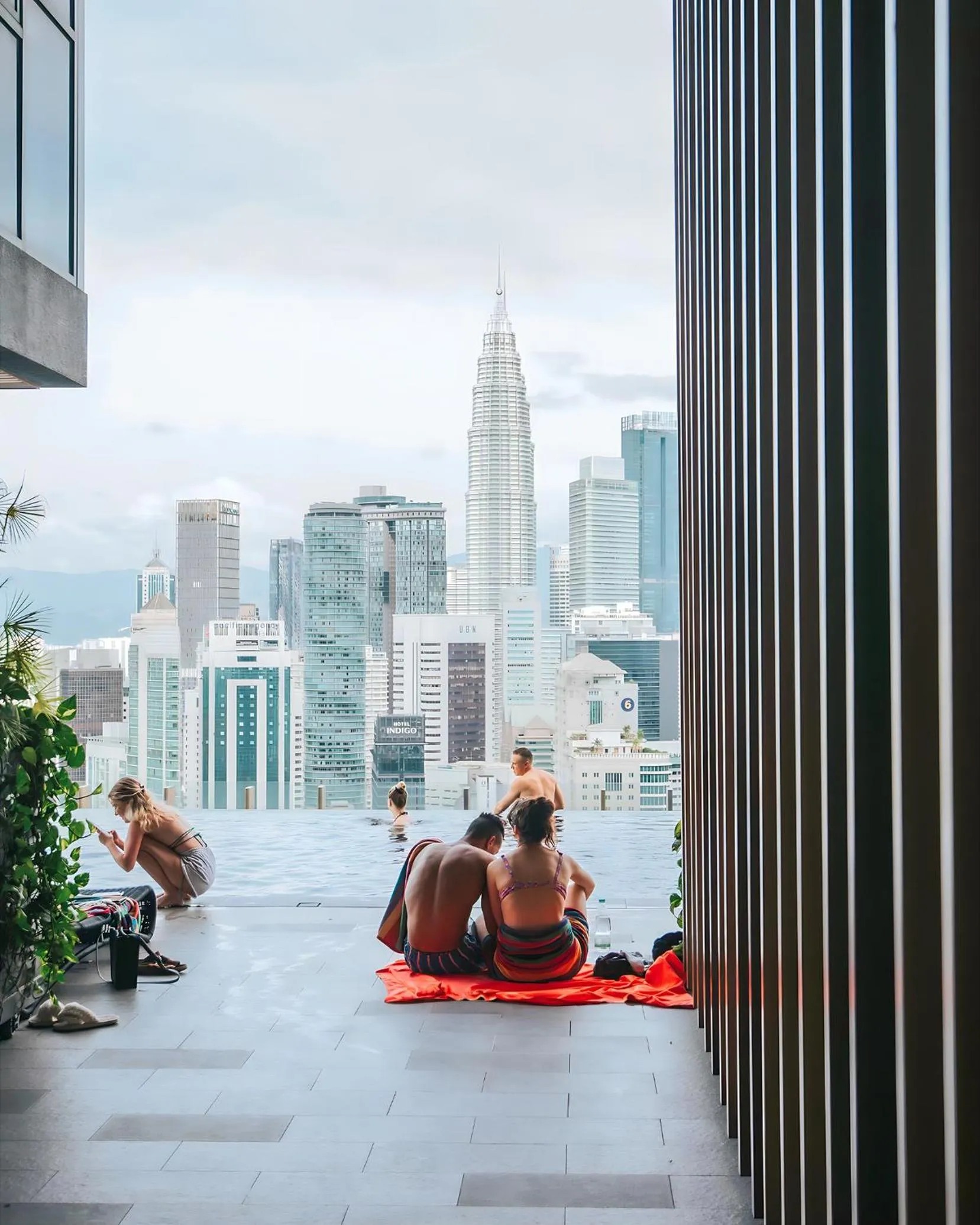 City view in Ceylonz Suite Kuala Lumpur Bukit Bintang