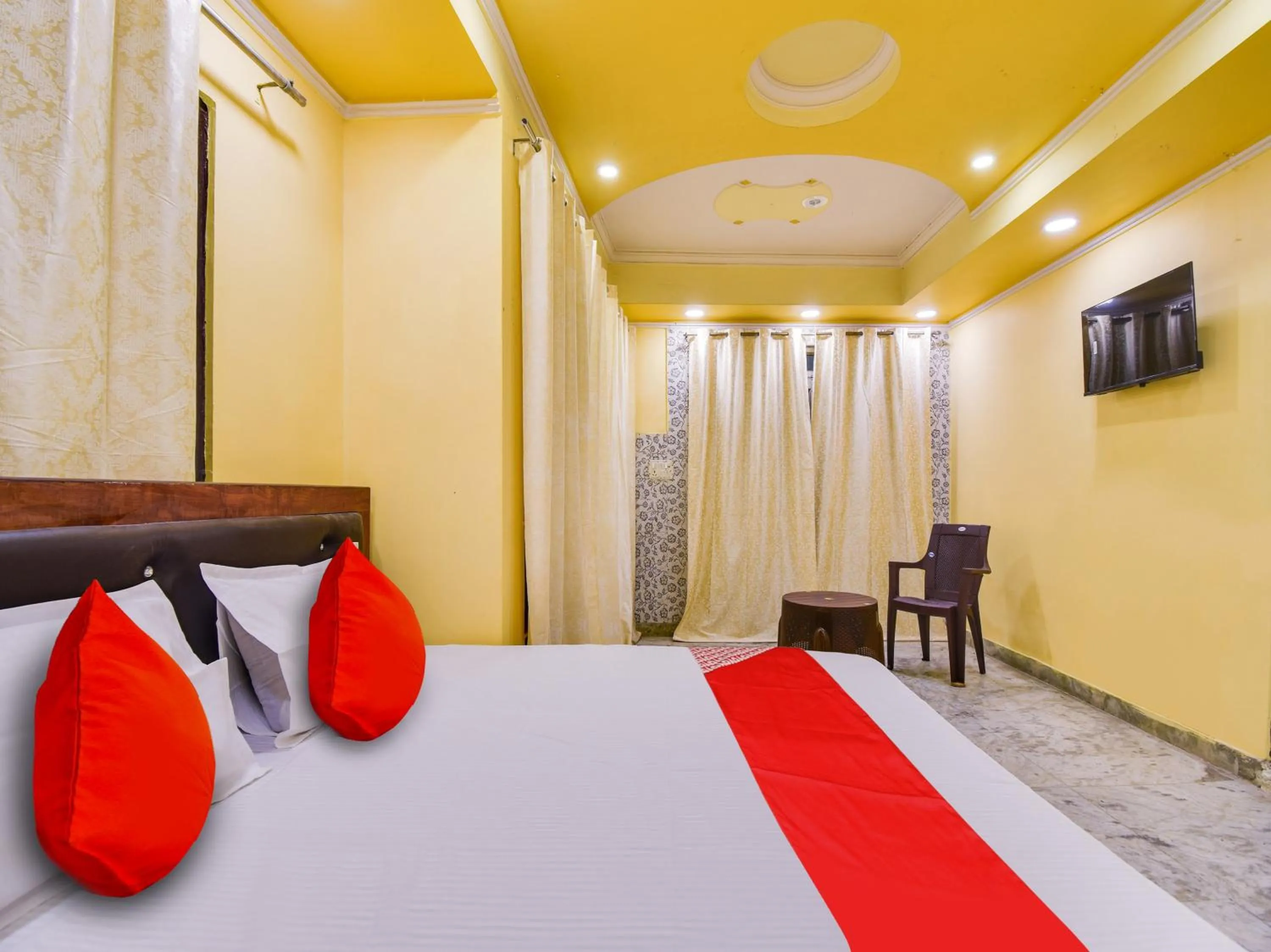 Bedroom, Bed in Hotel O SHYAM RESIDENCY