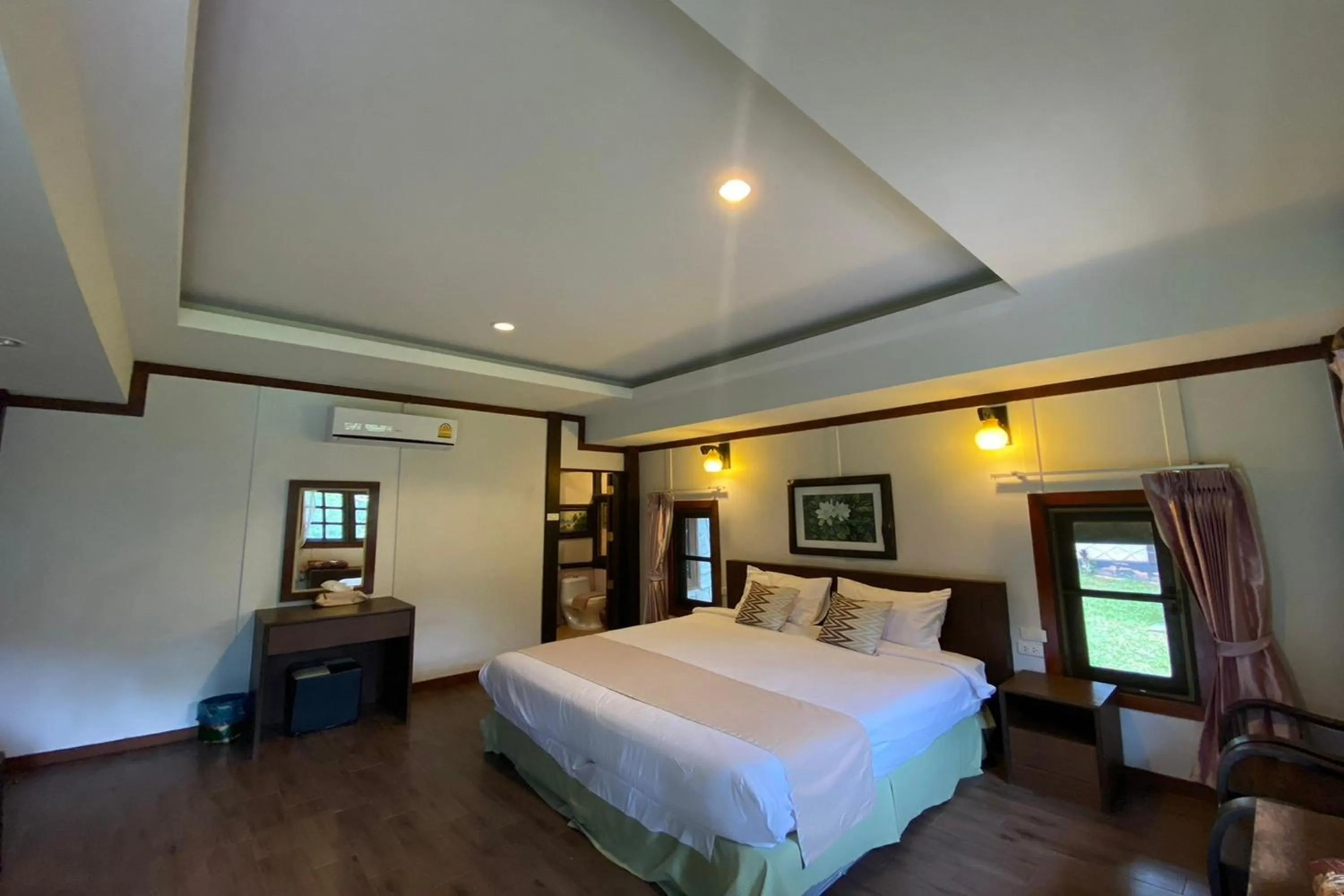 Bed in Phu Ing Fah Resort