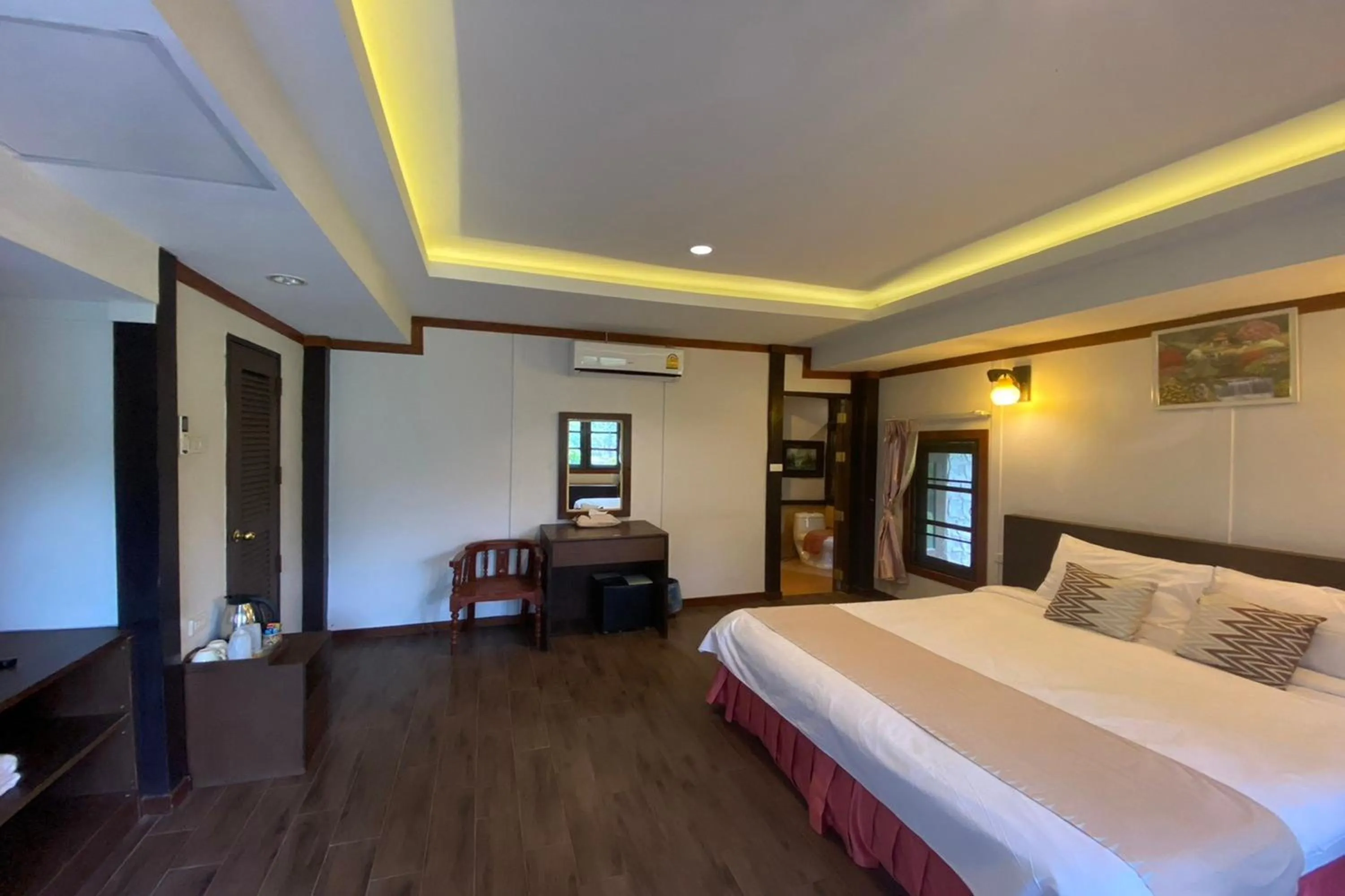 Bed in Phu Ing Fah Resort