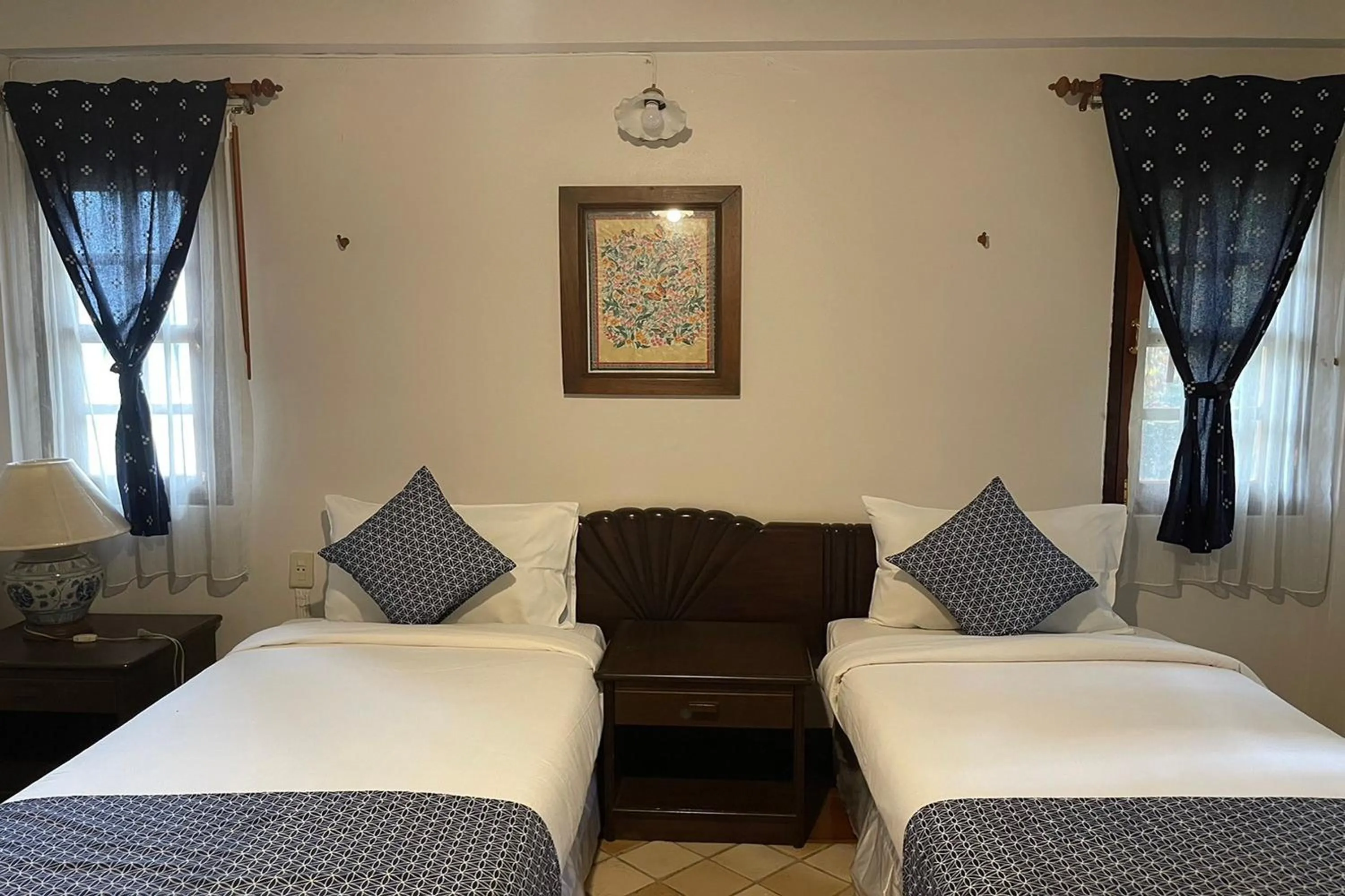 Bed in Phu Ing Fah Resort