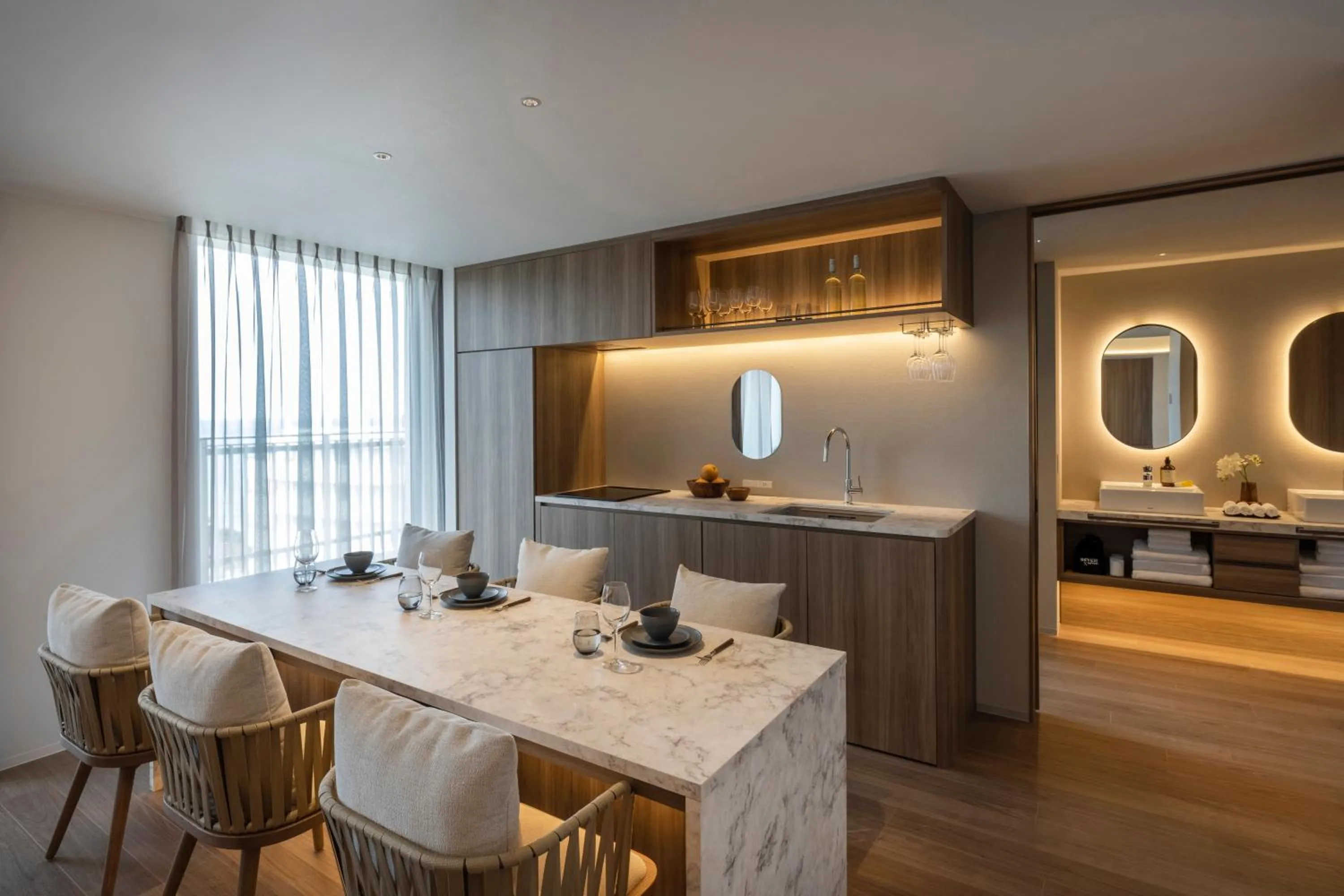 Kitchen or kitchenette in seven x seven Itoshima