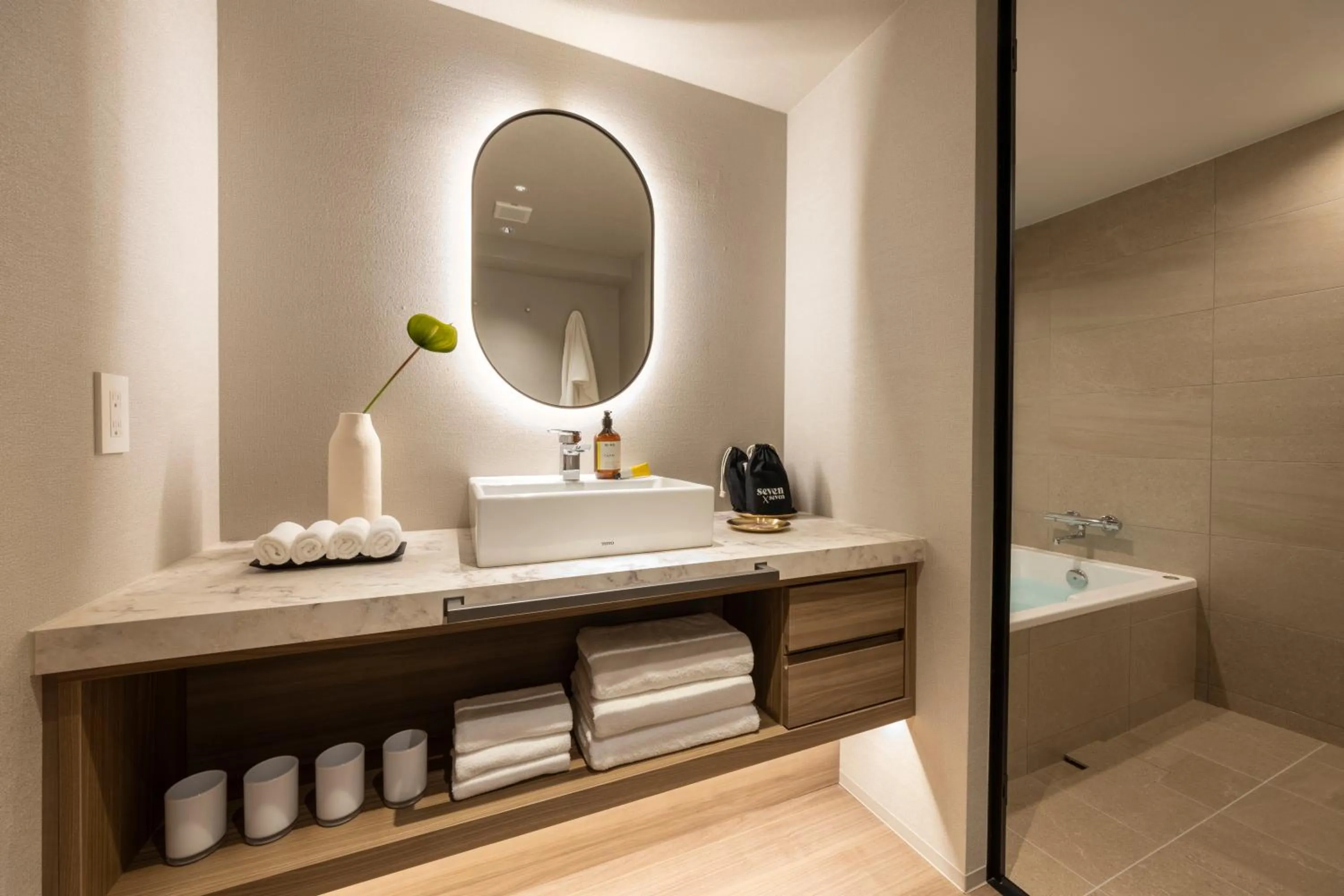 Bathroom in seven x seven Itoshima