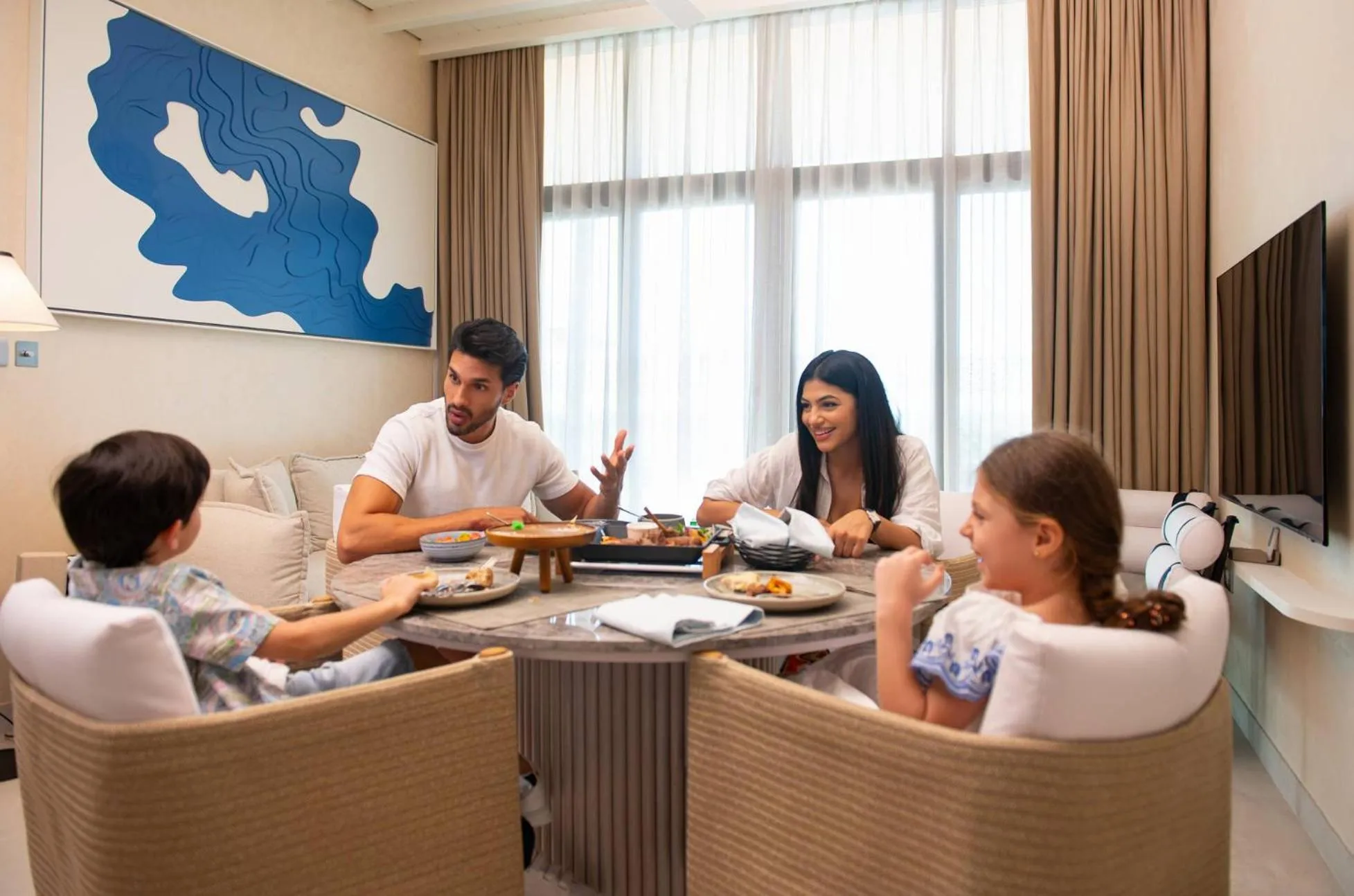 TV and multimedia in Bab Al Nojoum Hudayriyat Villas