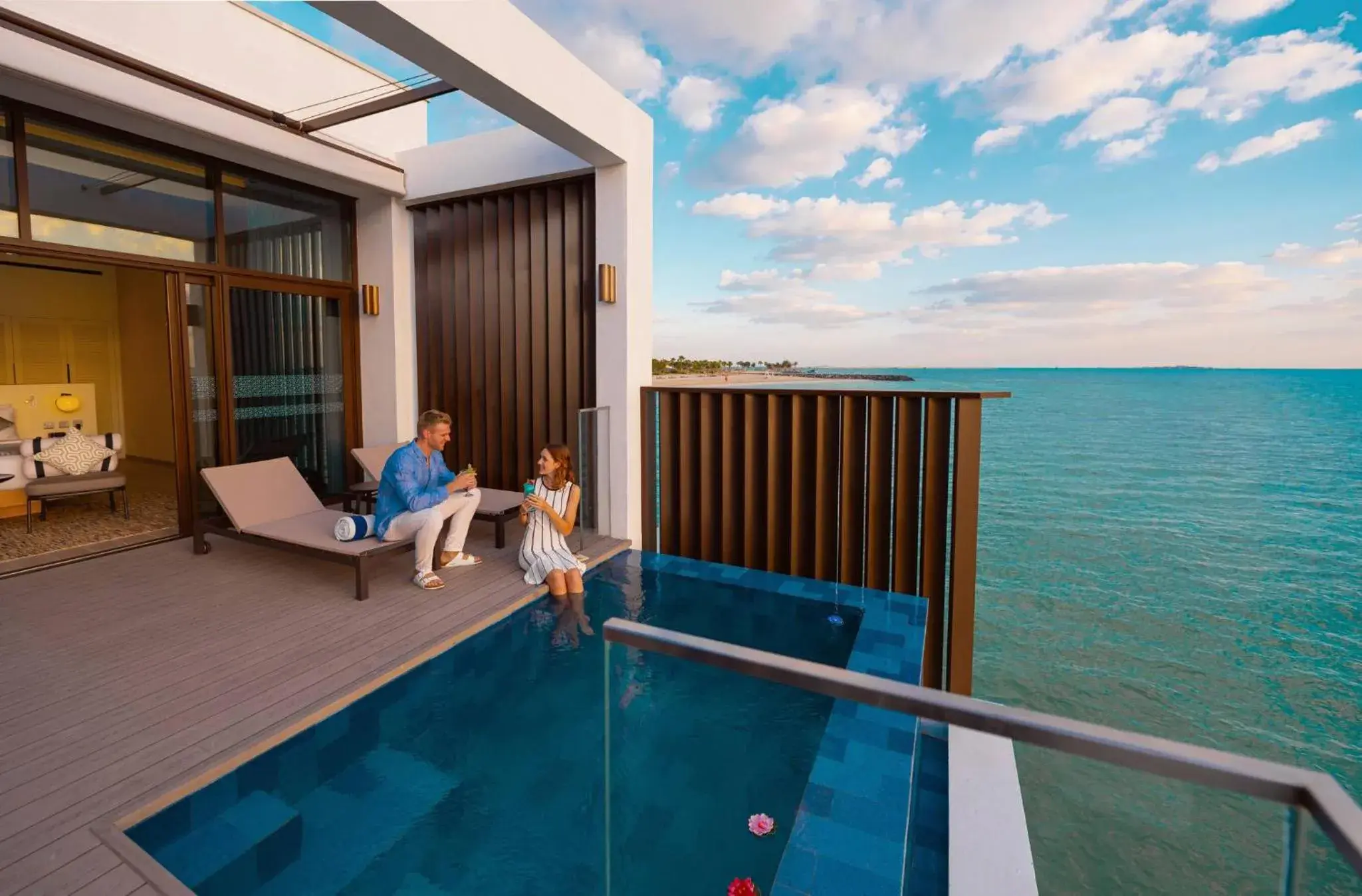 One Bedroom Over Water Villa in Bab Al Nojoum Hudayriyat Villas One Bedroom Over Water Villa in Bab Al Nojoum Hudayriyat Villas