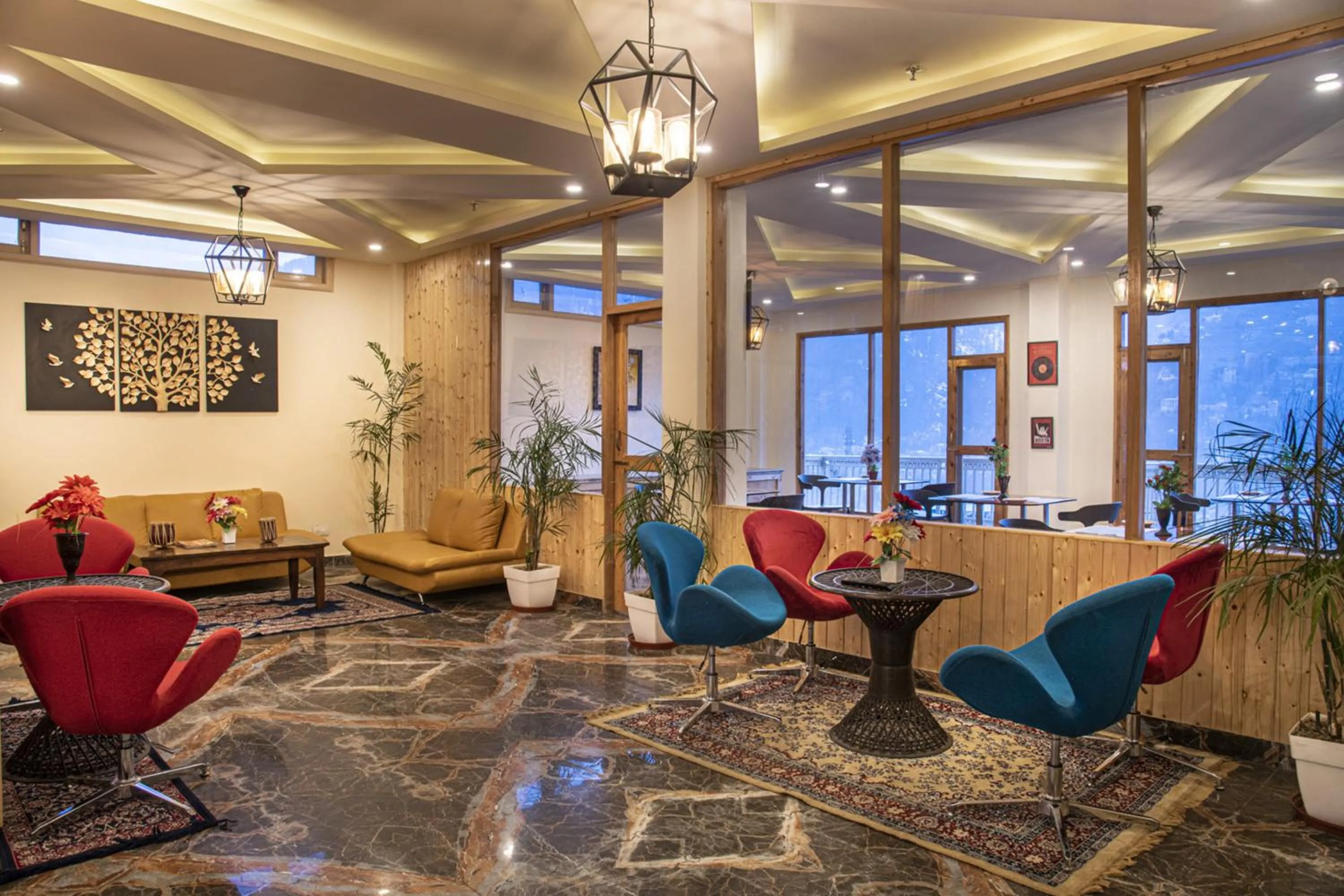 Living room in Echor Himalayan Heights Resorts & Spa Manali