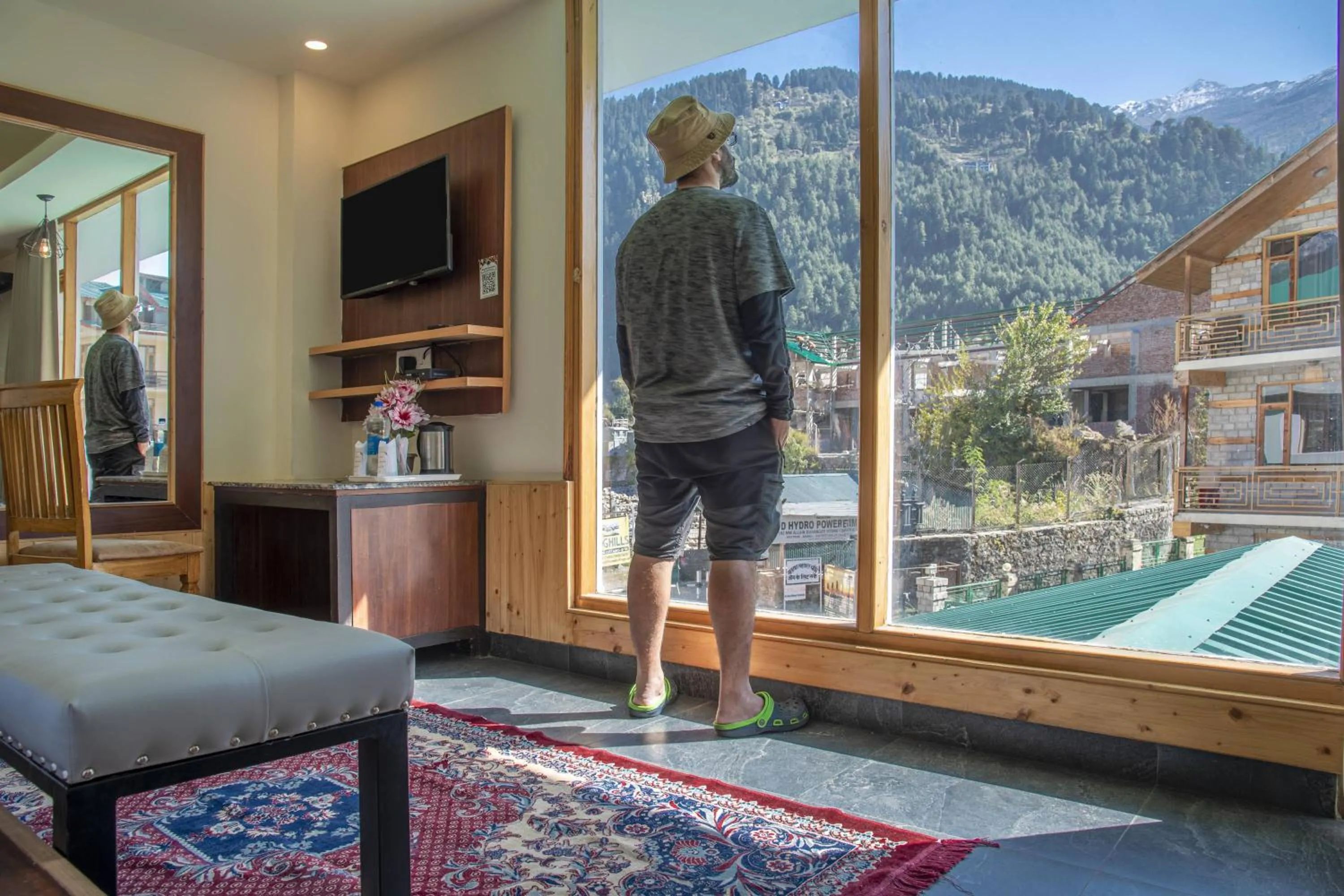 TV and multimedia in Echor Himalayan Heights Resorts & Spa Manali