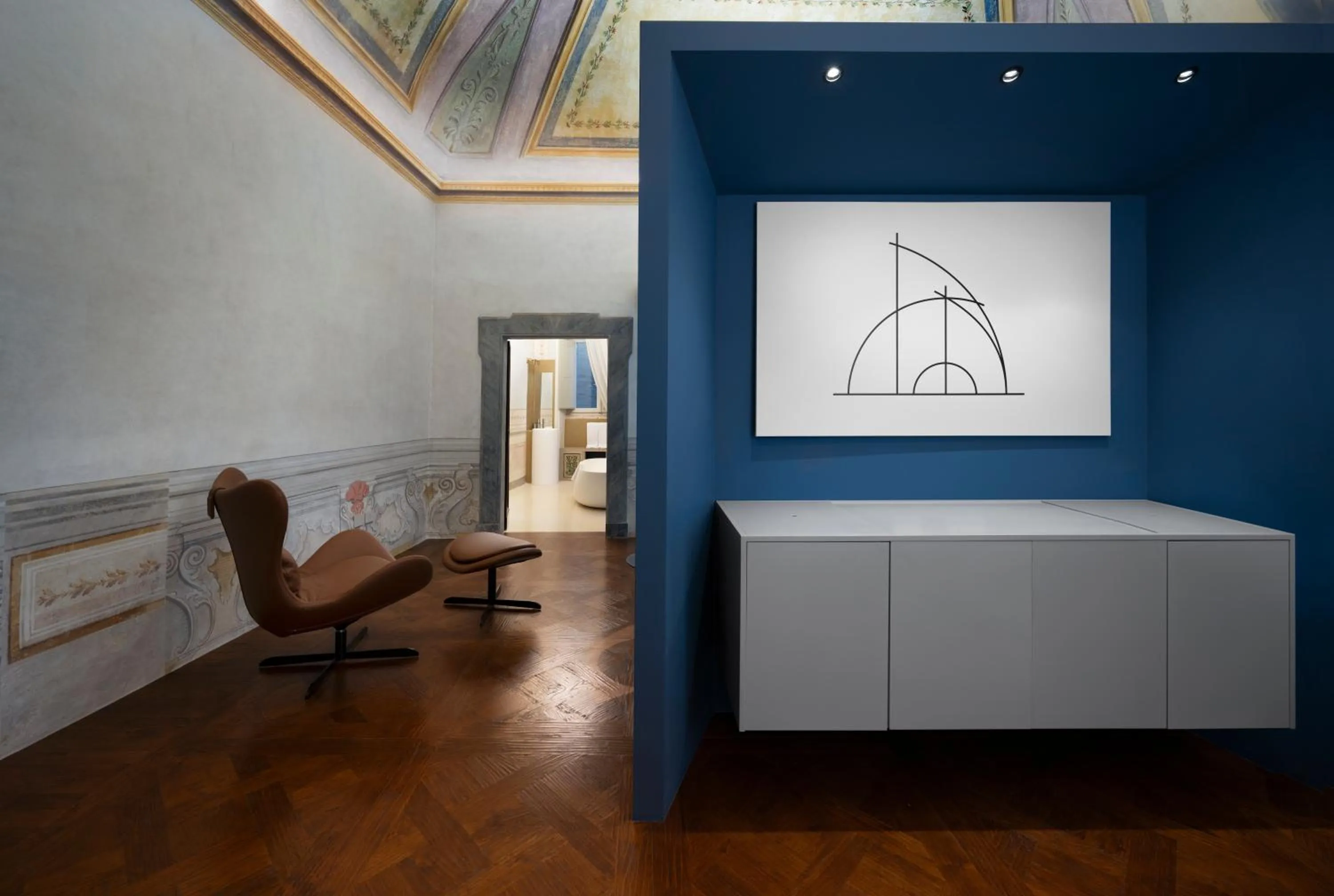 Living room in Palazzo Giusti Suites and Spa