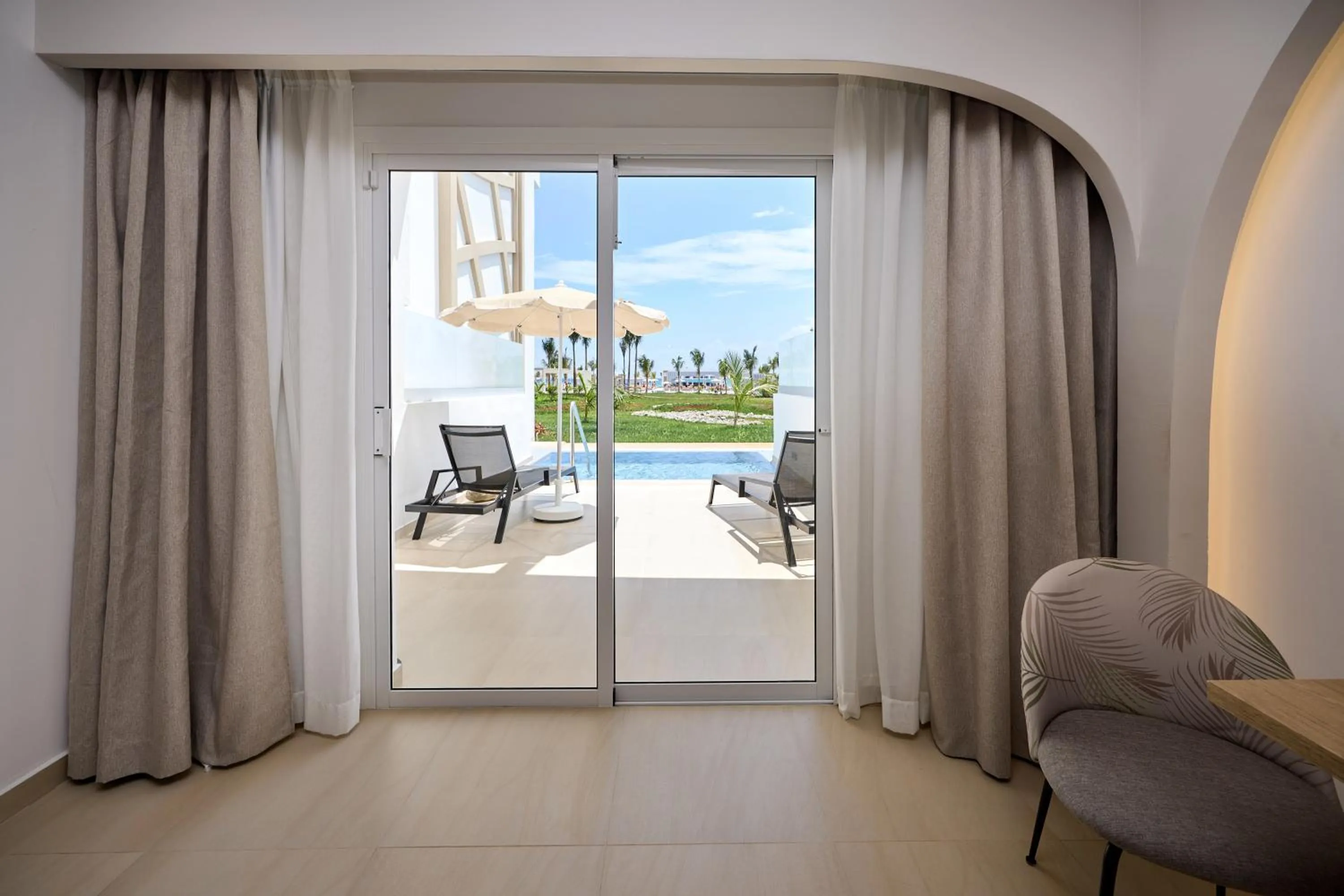 Balcony/Terrace in Riu Palace Aquarelle - All Inclusive