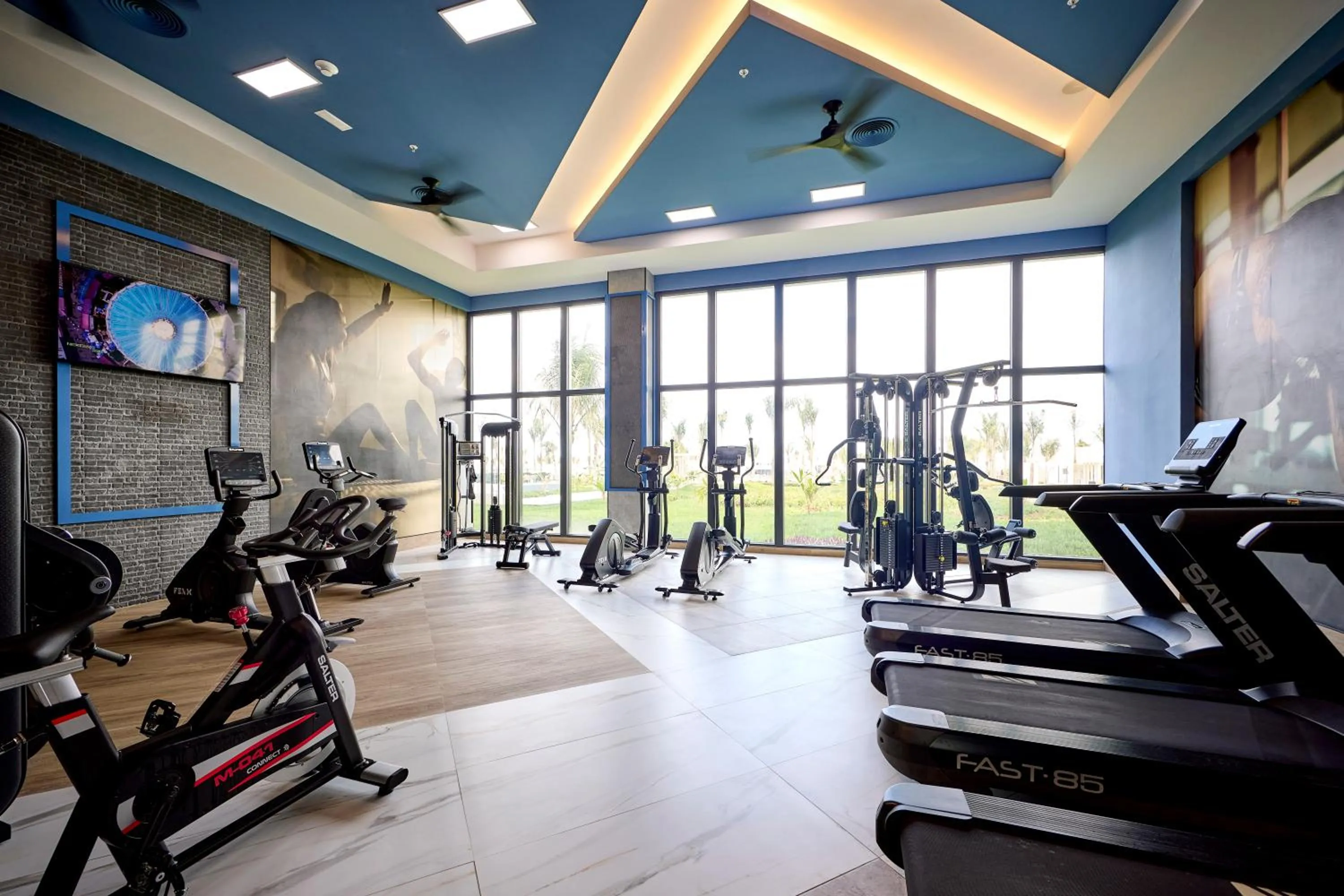Fitness centre/facilities in Riu Palace Aquarelle - All Inclusive