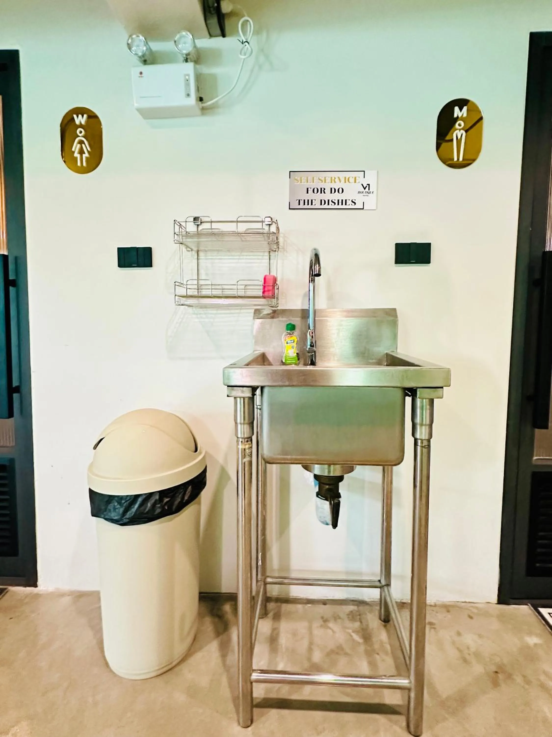 Dining area in V1 boutique hotel