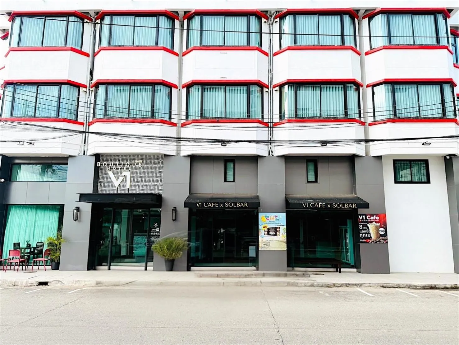 Property building in V1 boutique hotel