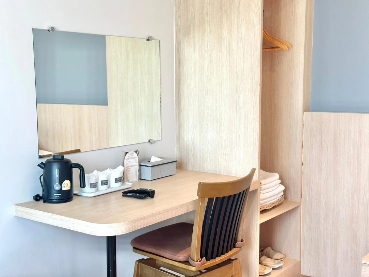 Area and facilities in V1 boutique hotel