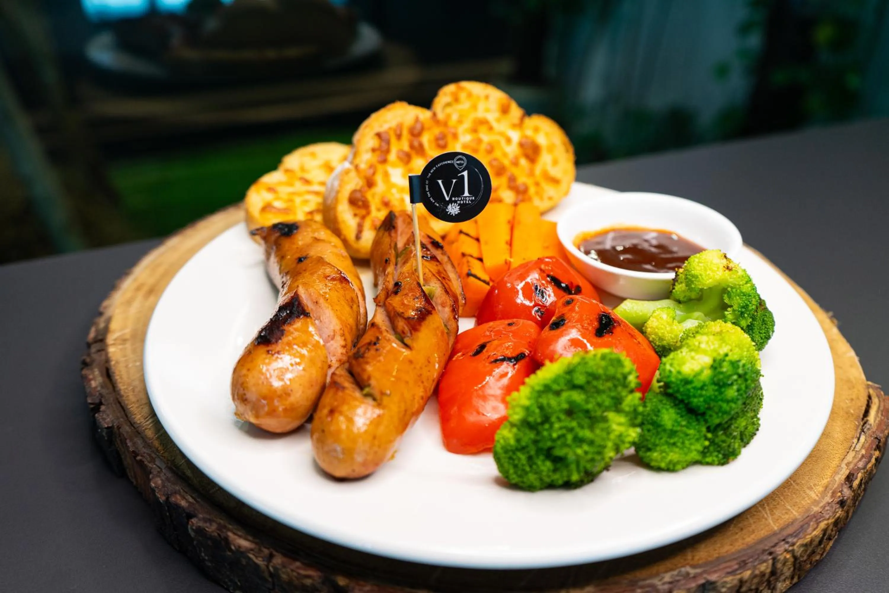 Food and drinks in V1 boutique hotel