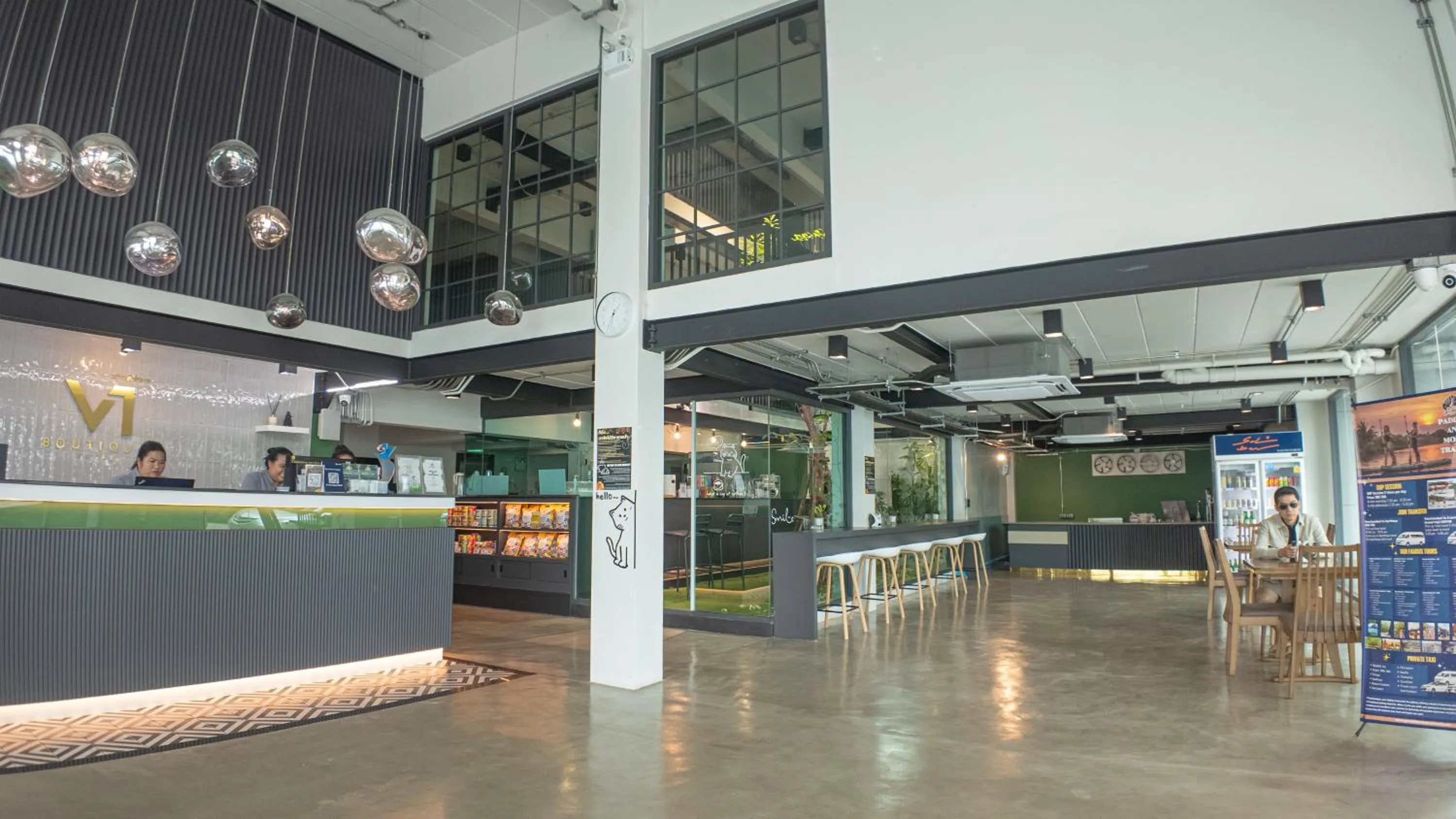 Lobby or reception in V1 boutique hotel