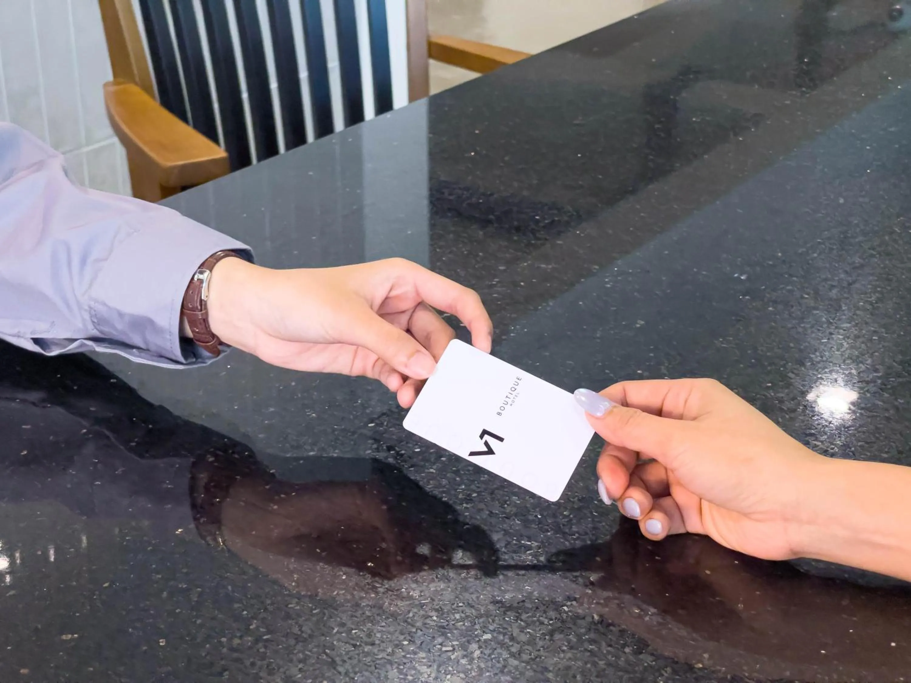 Lobby or reception in V1 boutique hotel