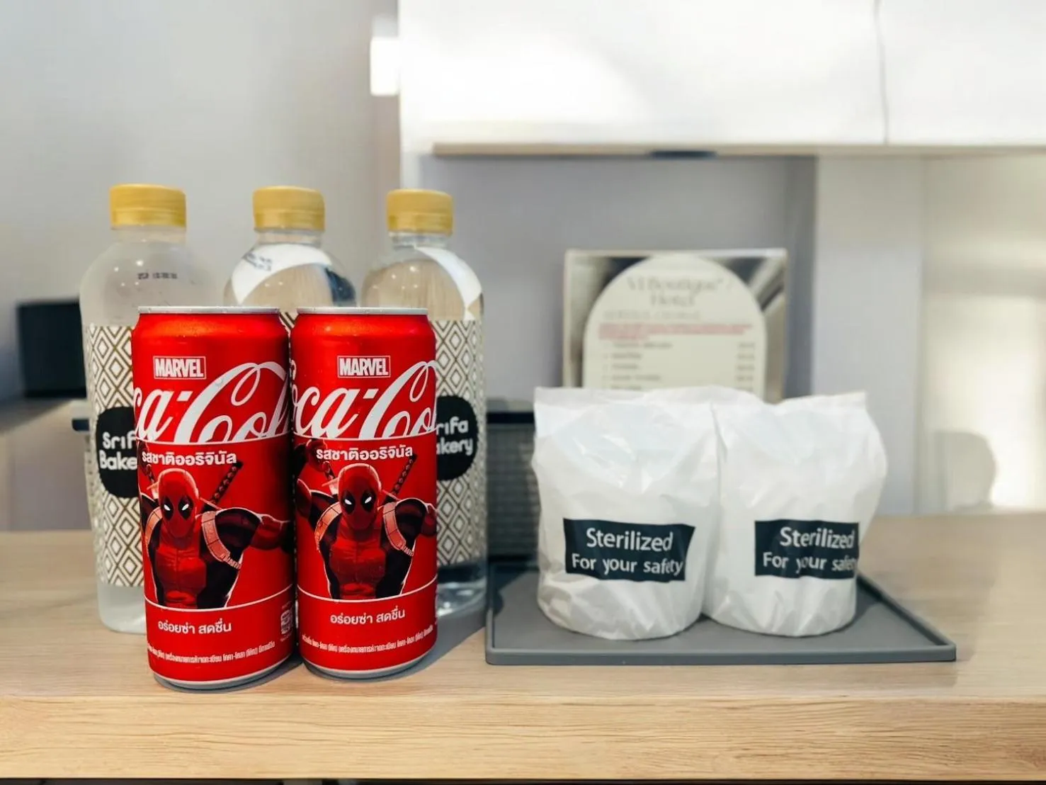 Food and drinks in V1 boutique hotel