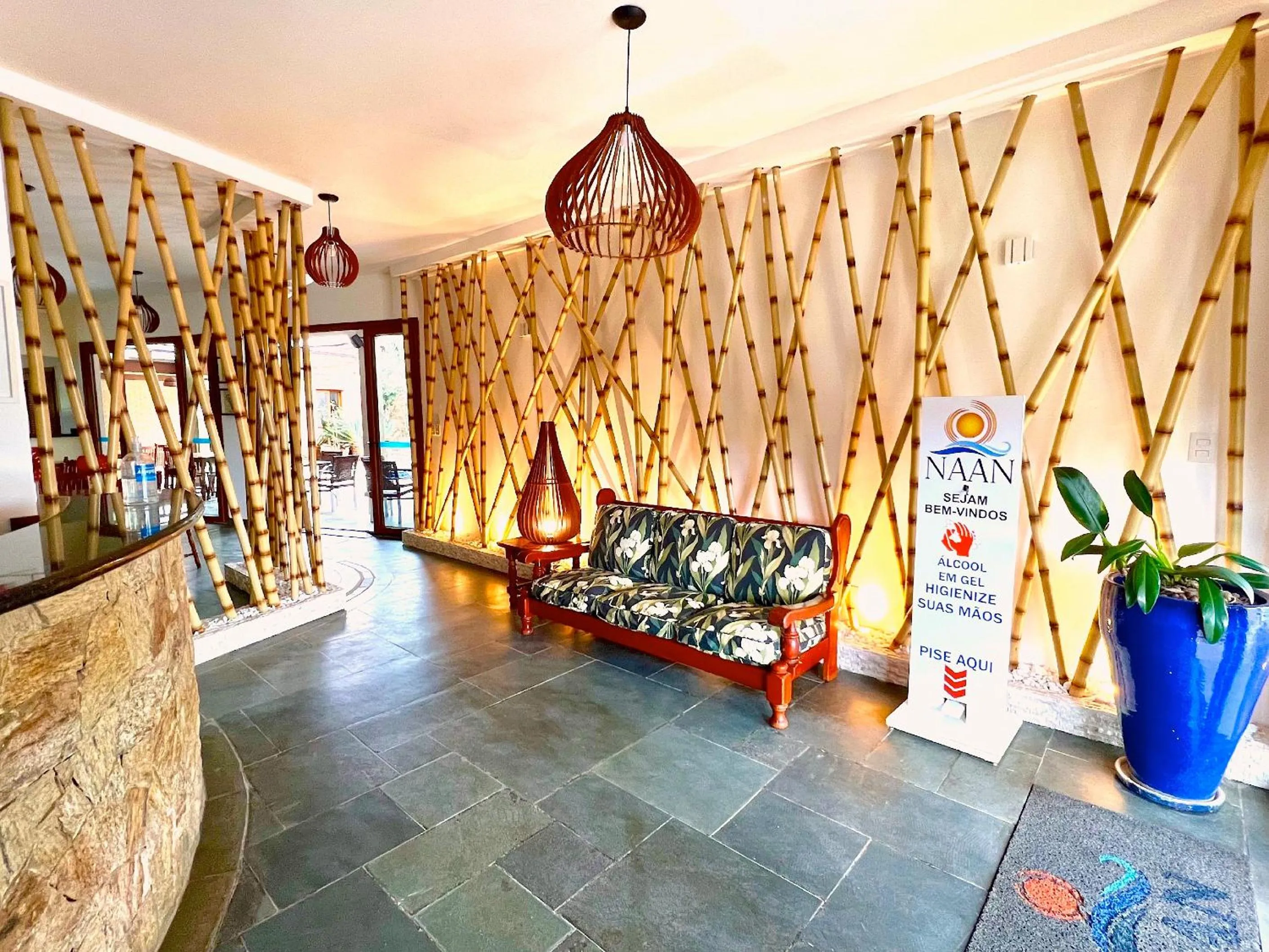 Lobby or reception in Pousada NAAN Lázaro Ubatuba