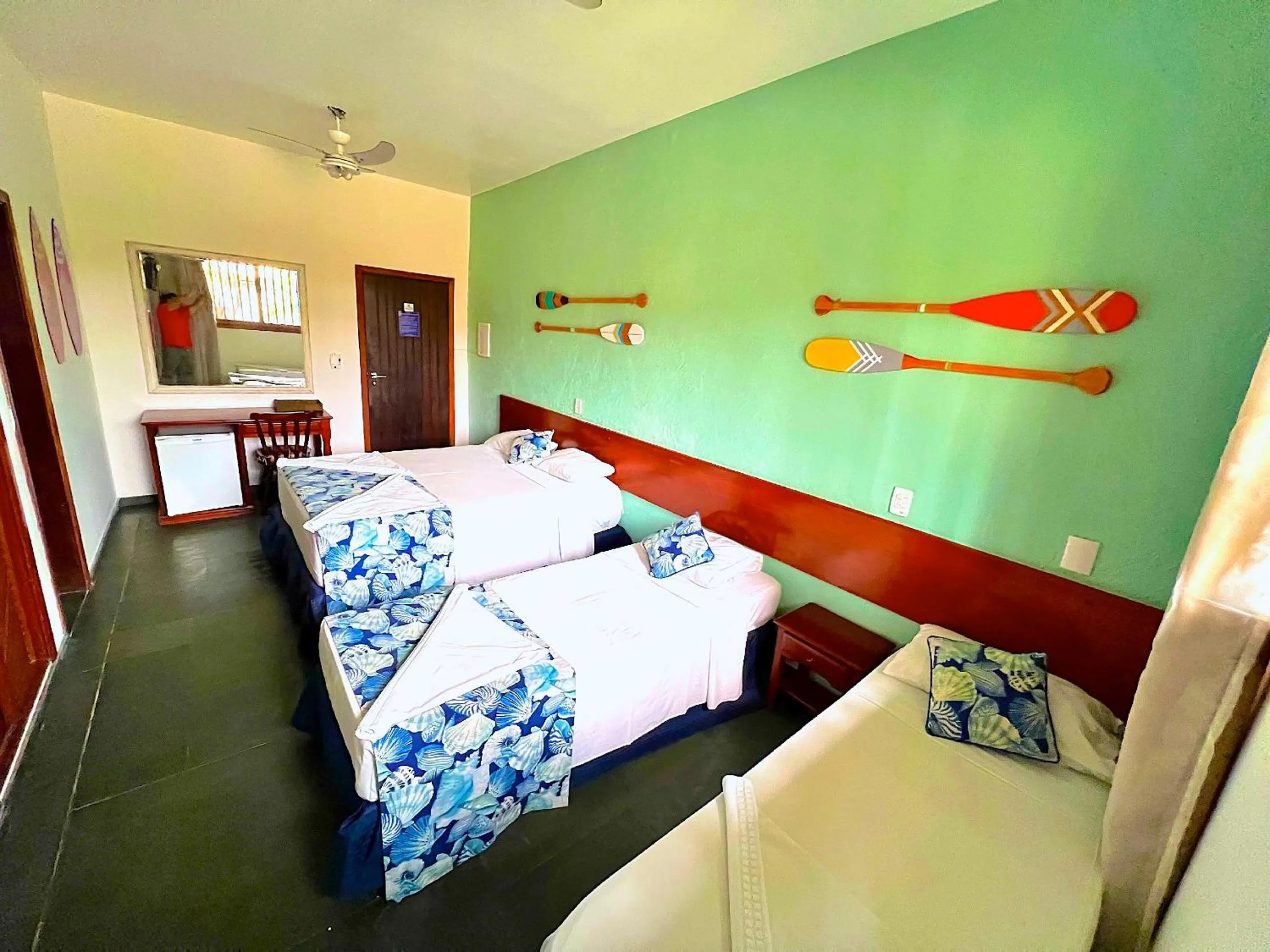 Bed in Pousada NAAN Lázaro Ubatuba