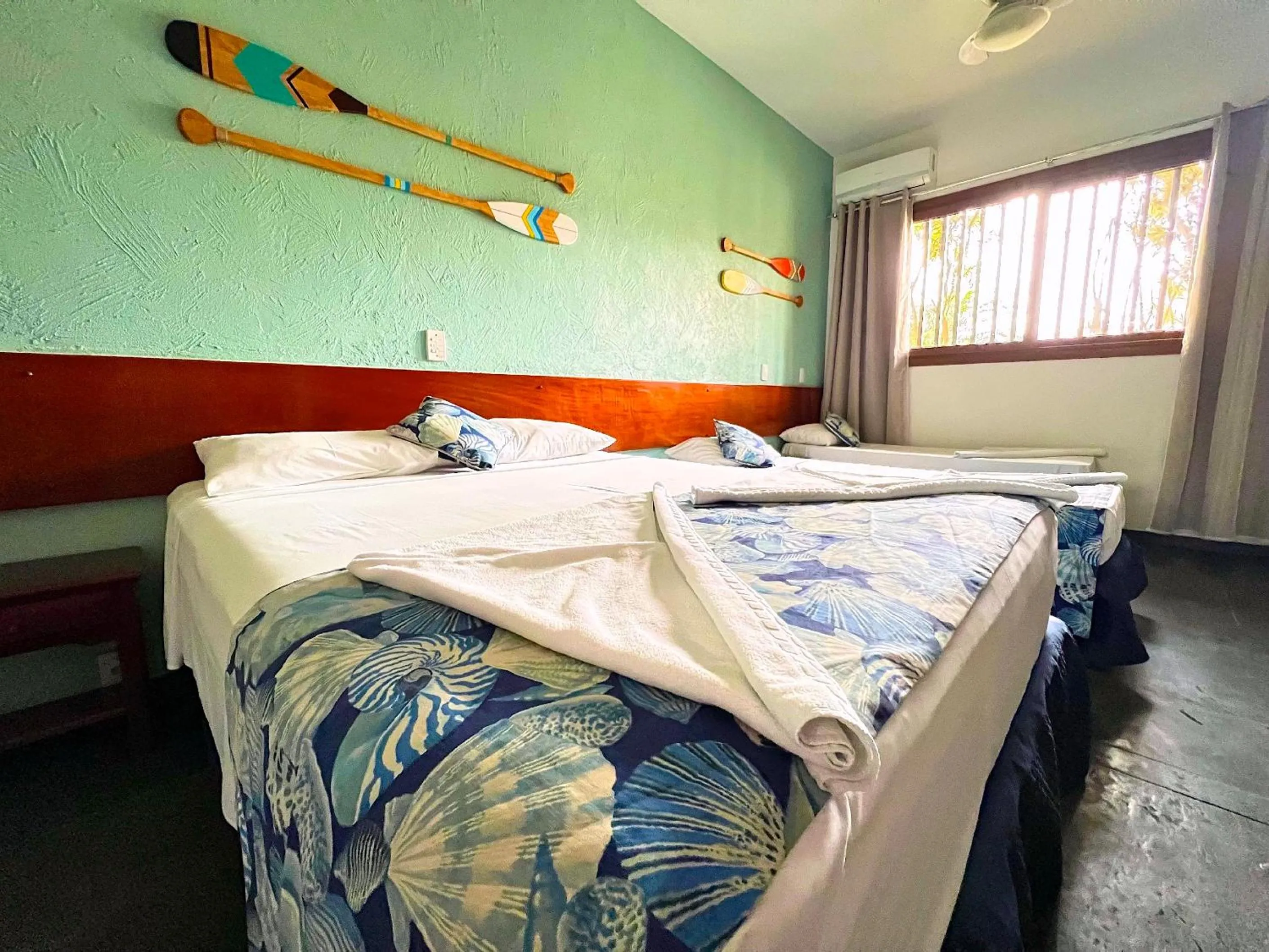 Bed in Pousada NAAN Lázaro Ubatuba