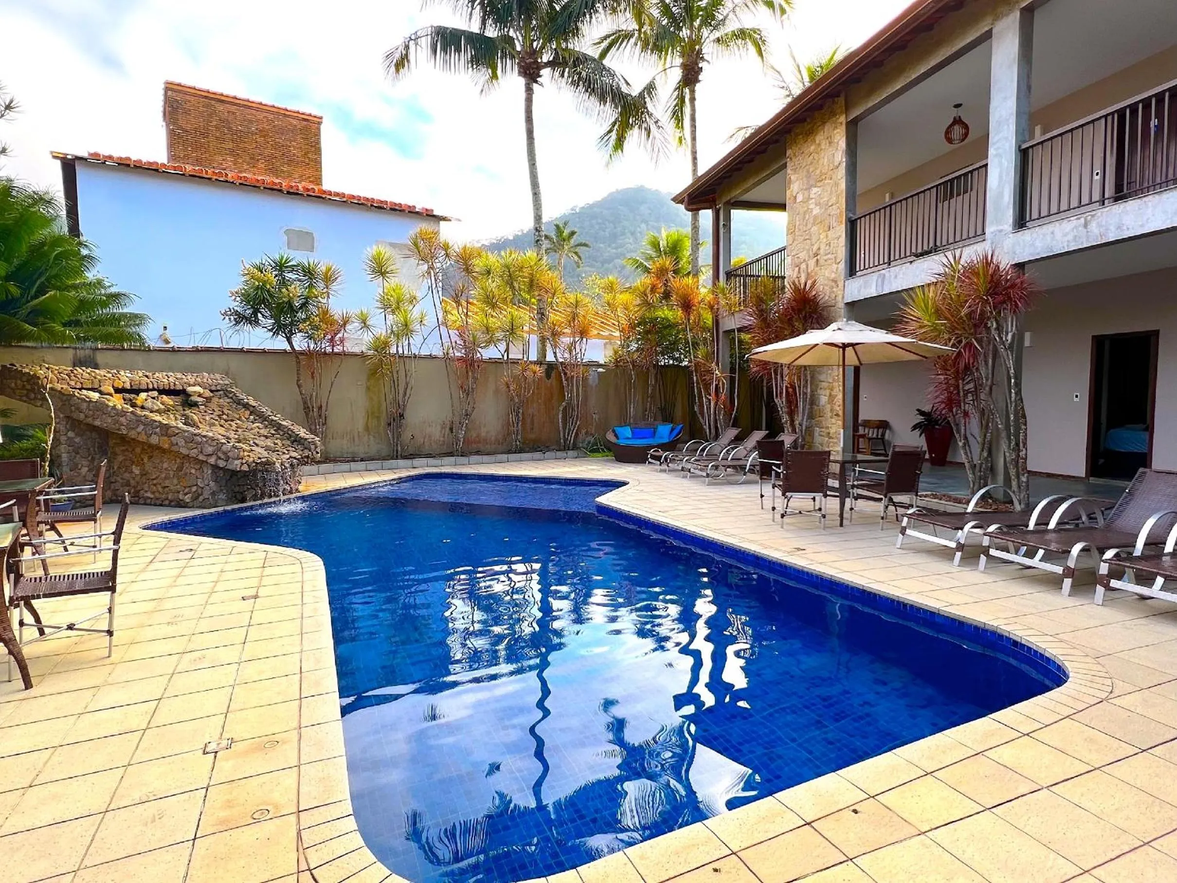 Bird's eye view in Pousada NAAN Lázaro Ubatuba
