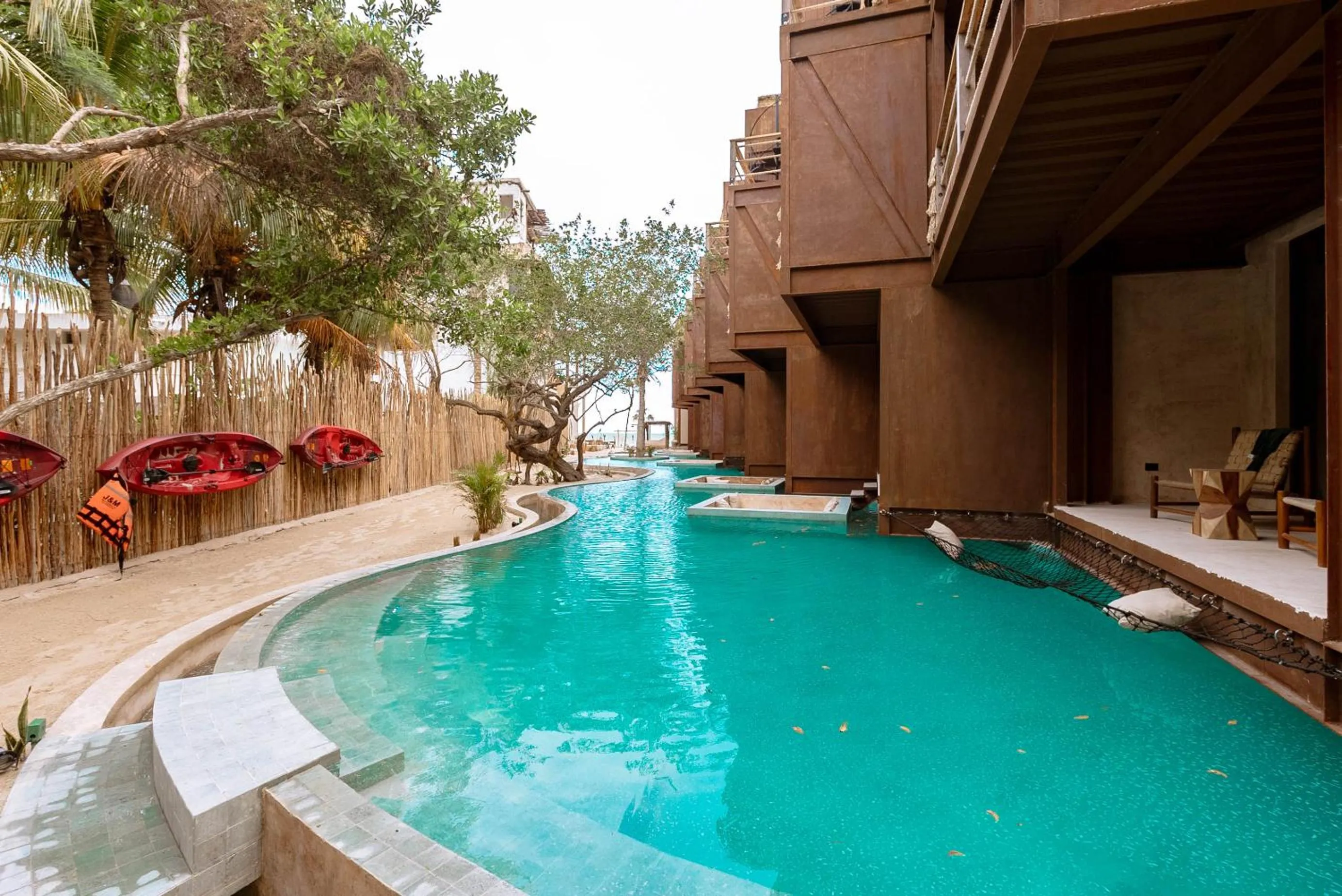 Swimming pool in AWA Holbox Hotel Boutique - Beach Front