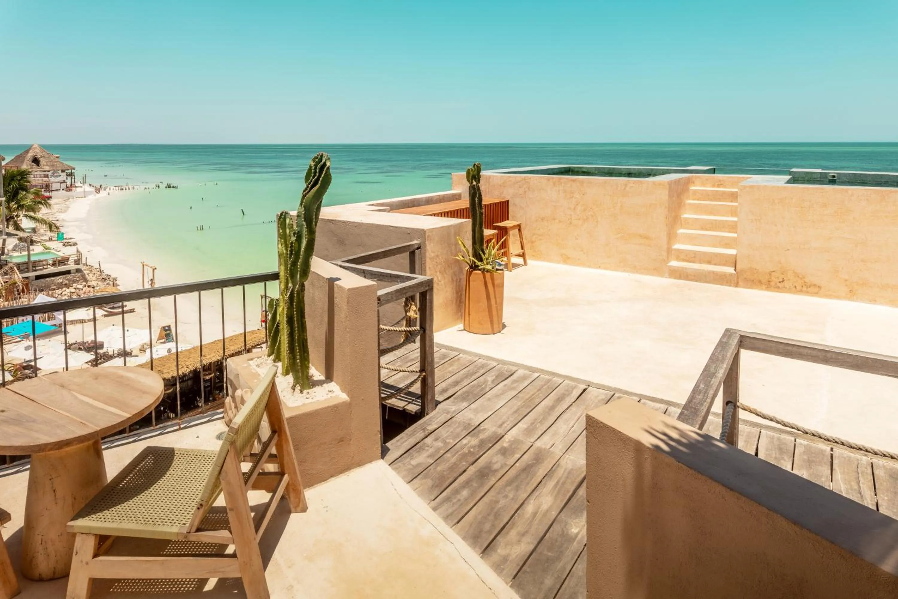 Balcony/Terrace in AWA Holbox Hotel Boutique - Beach Front