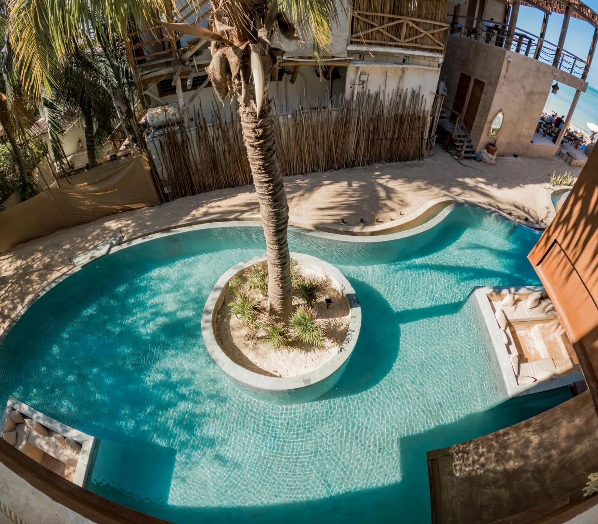 Swimming pool in AWA Holbox Hotel Boutique - Beach Front